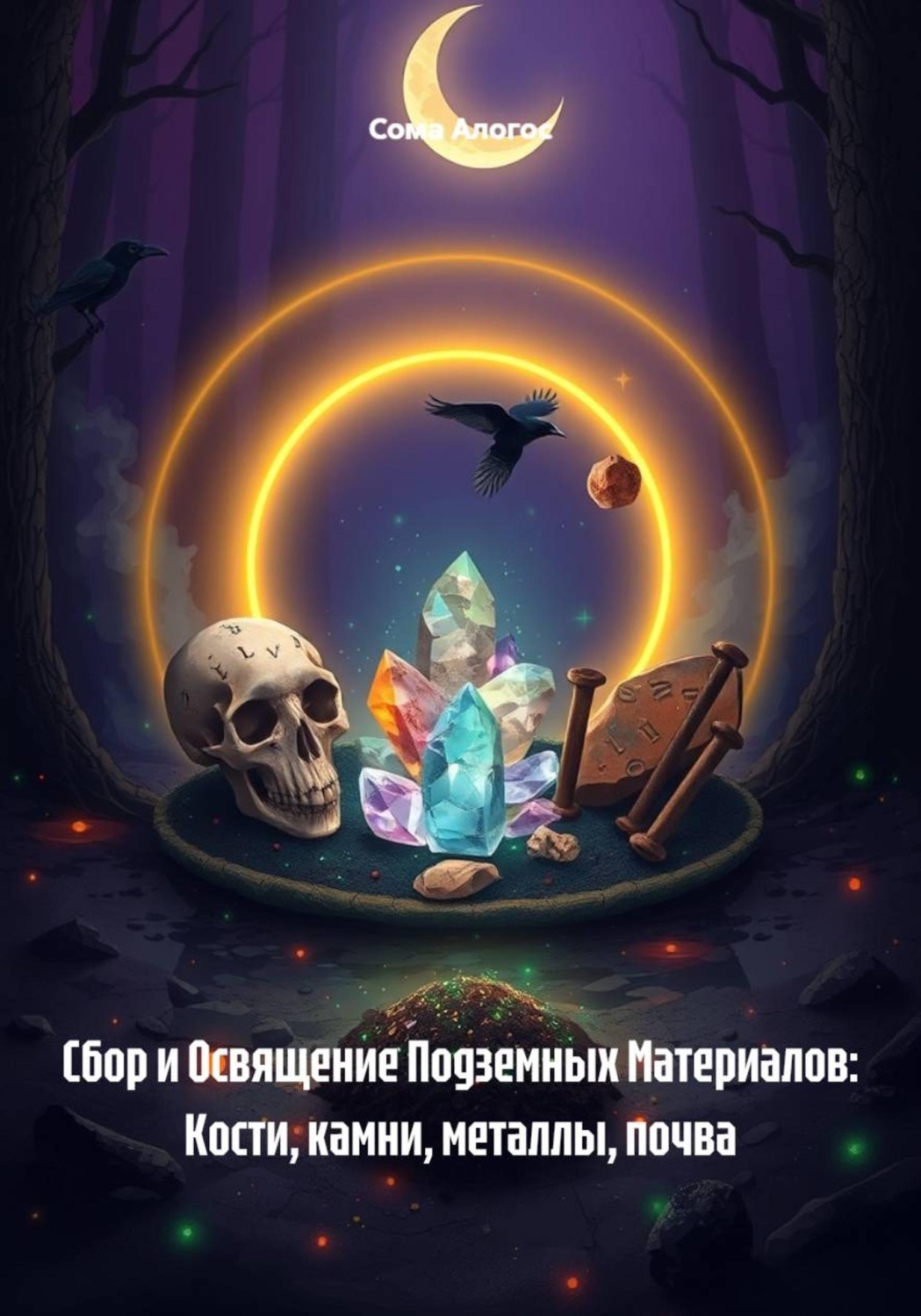 Обложка книги «Сбор и Освящение Подземных Материалов: Кости, камни, металлы, почва»