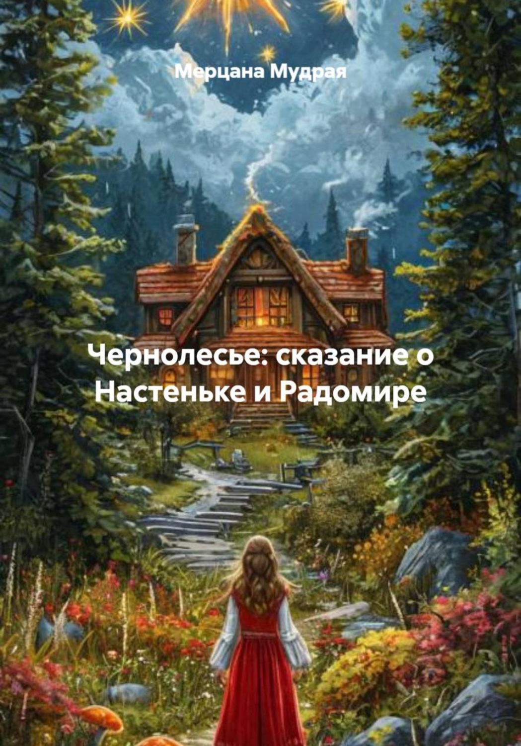 Обложка книги «Чернолесье: сказание о Настеньке и Радомире»