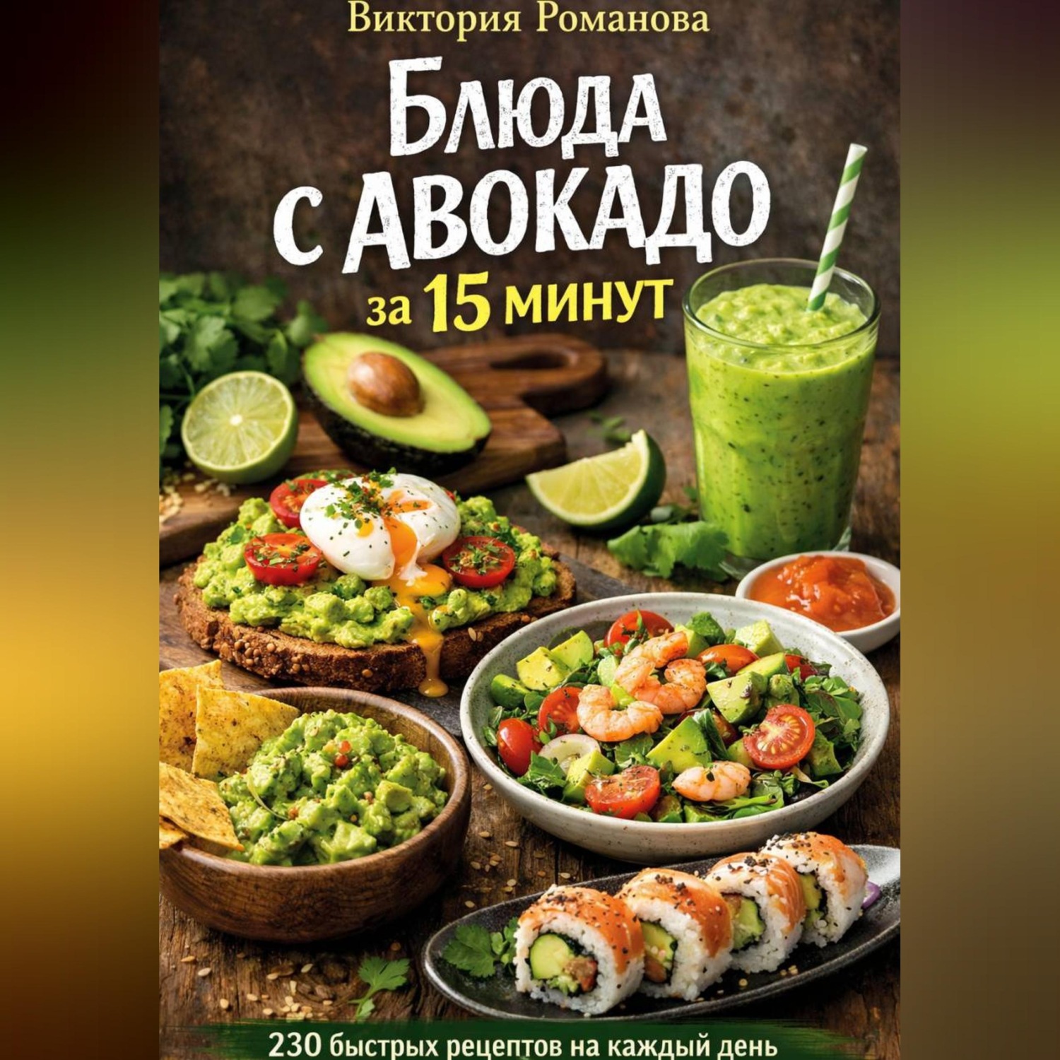 Обложка книги «Блюда с авокадо за 15 минут»