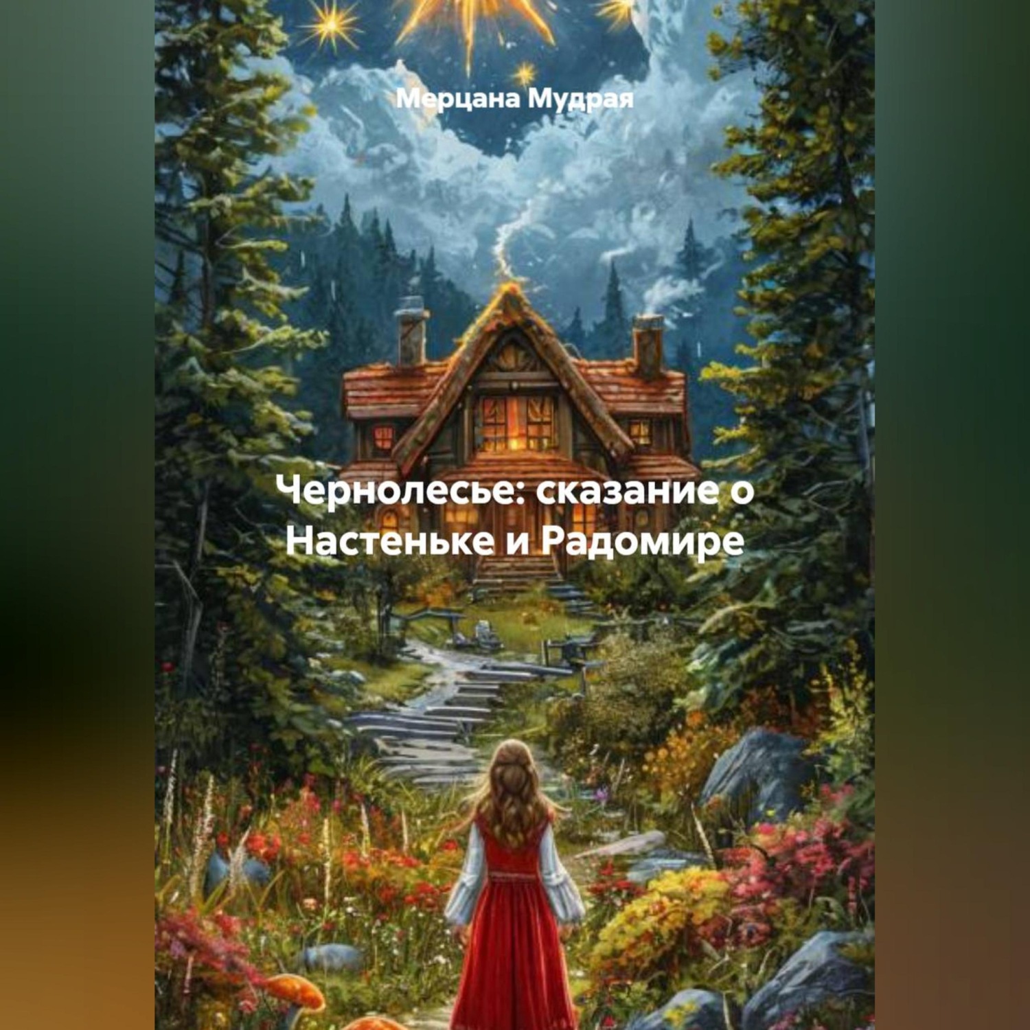 Обложка книги «Чернолесье: сказание о Настеньке и Радомире»