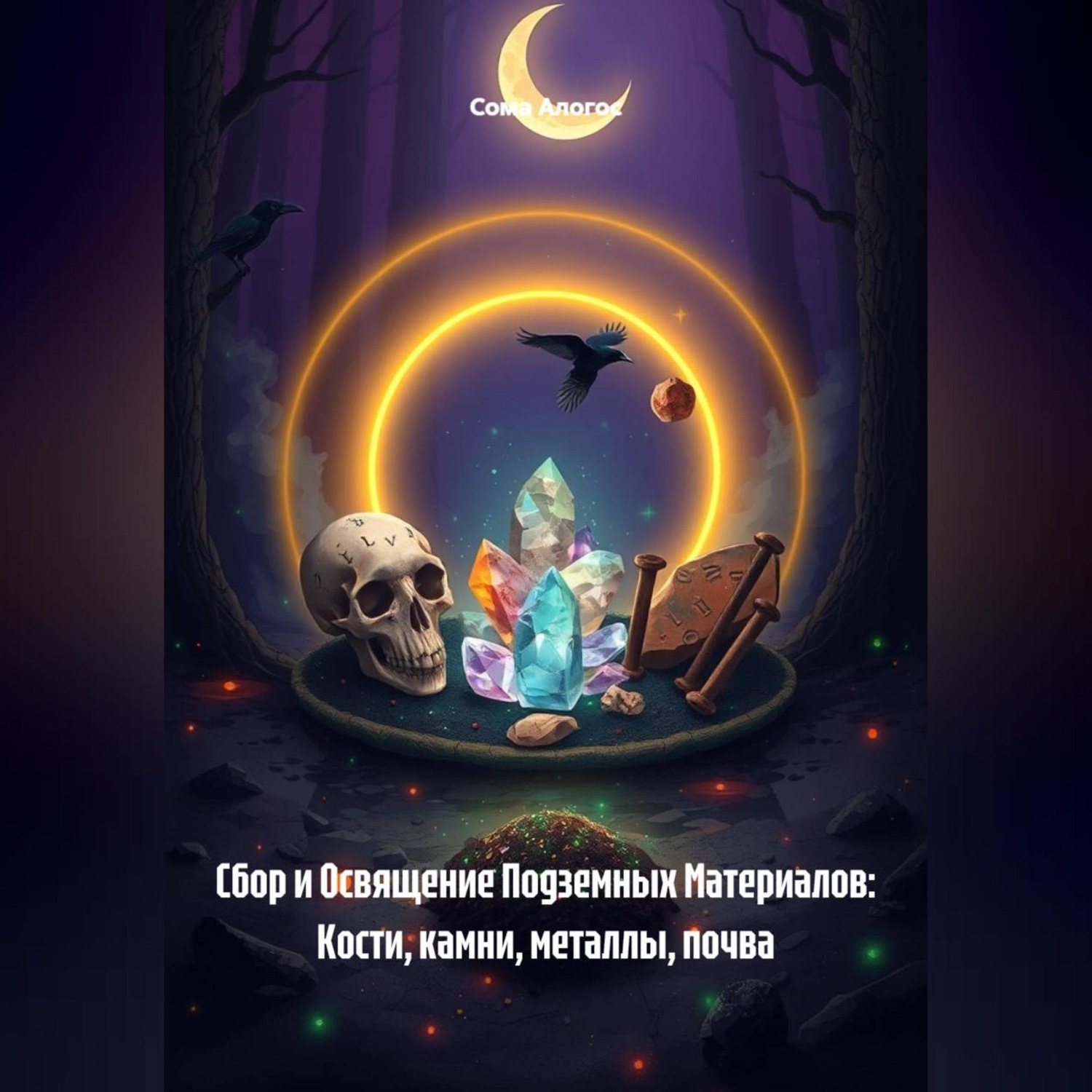 Обложка книги «Сбор и Освящение Подземных Материалов: Кости, камни, металлы, почва»
