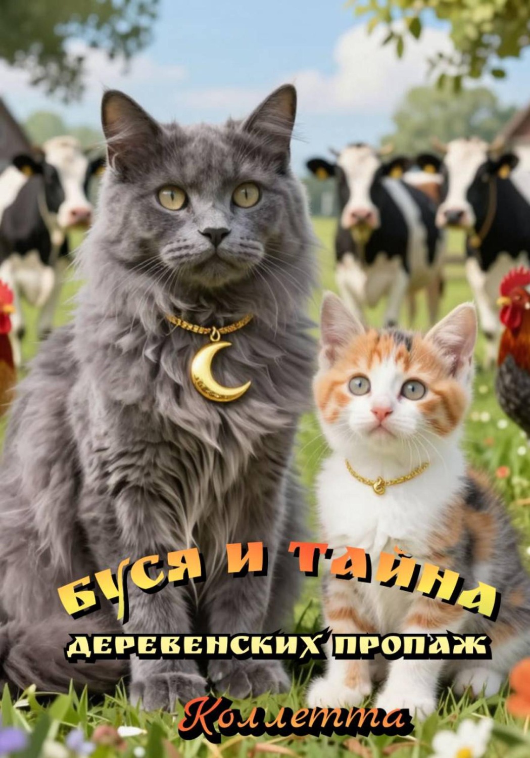 Обложка книги «Буся и тайна деревенских пропаж»