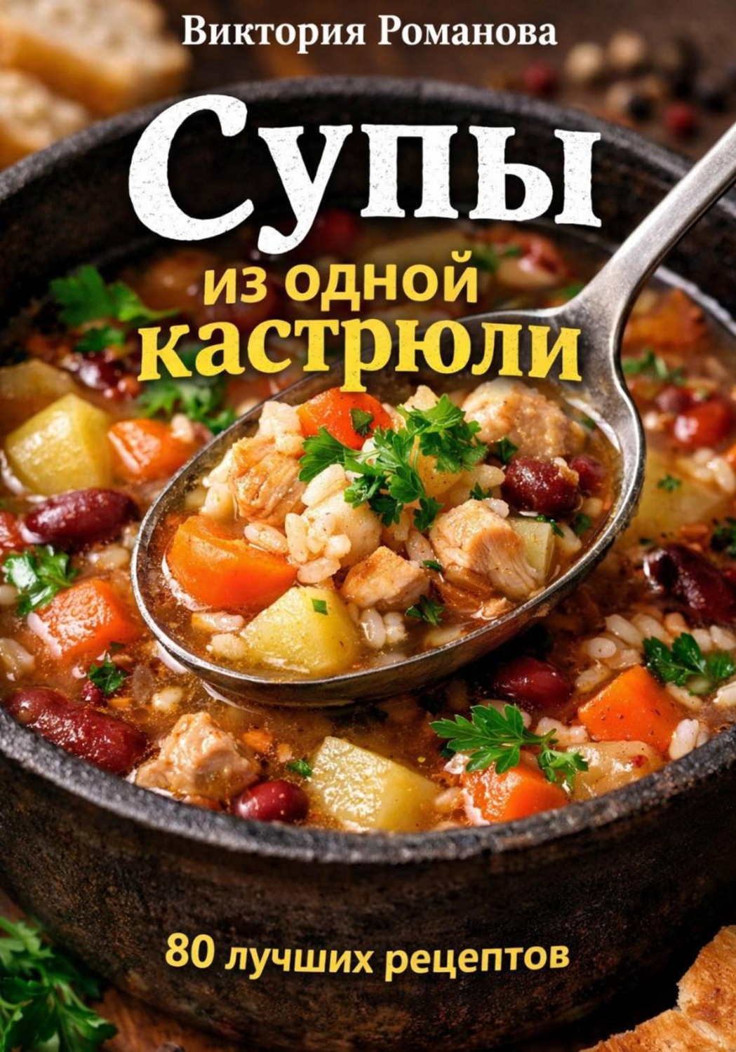 Обложка книги «Супы из одной кастрюли»