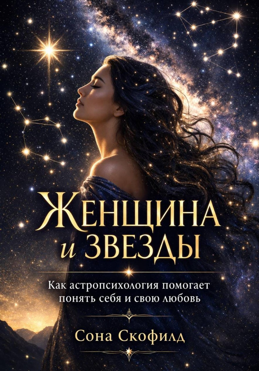 Обложка книги «Женщина и звезды. Как астропсихология помогает понять себя и свою любовь»