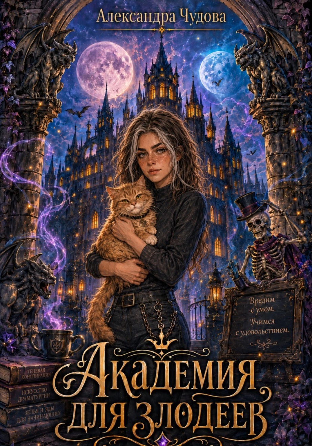 Обложка книги «Академия для злодеев»