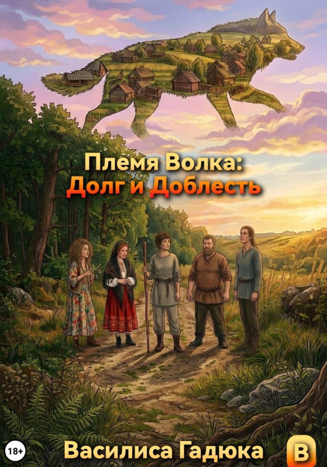 Обложка книги «Племя Волка: Долг и Доблесть»