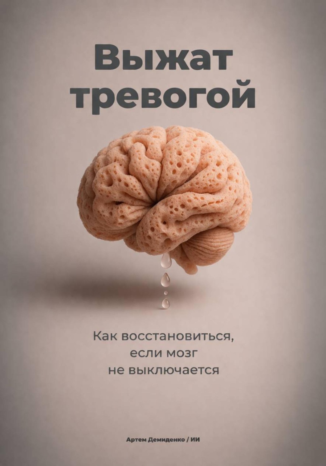 Обложка книги «Выжат тревогой: Как восстановиться, если мозг не выключается»