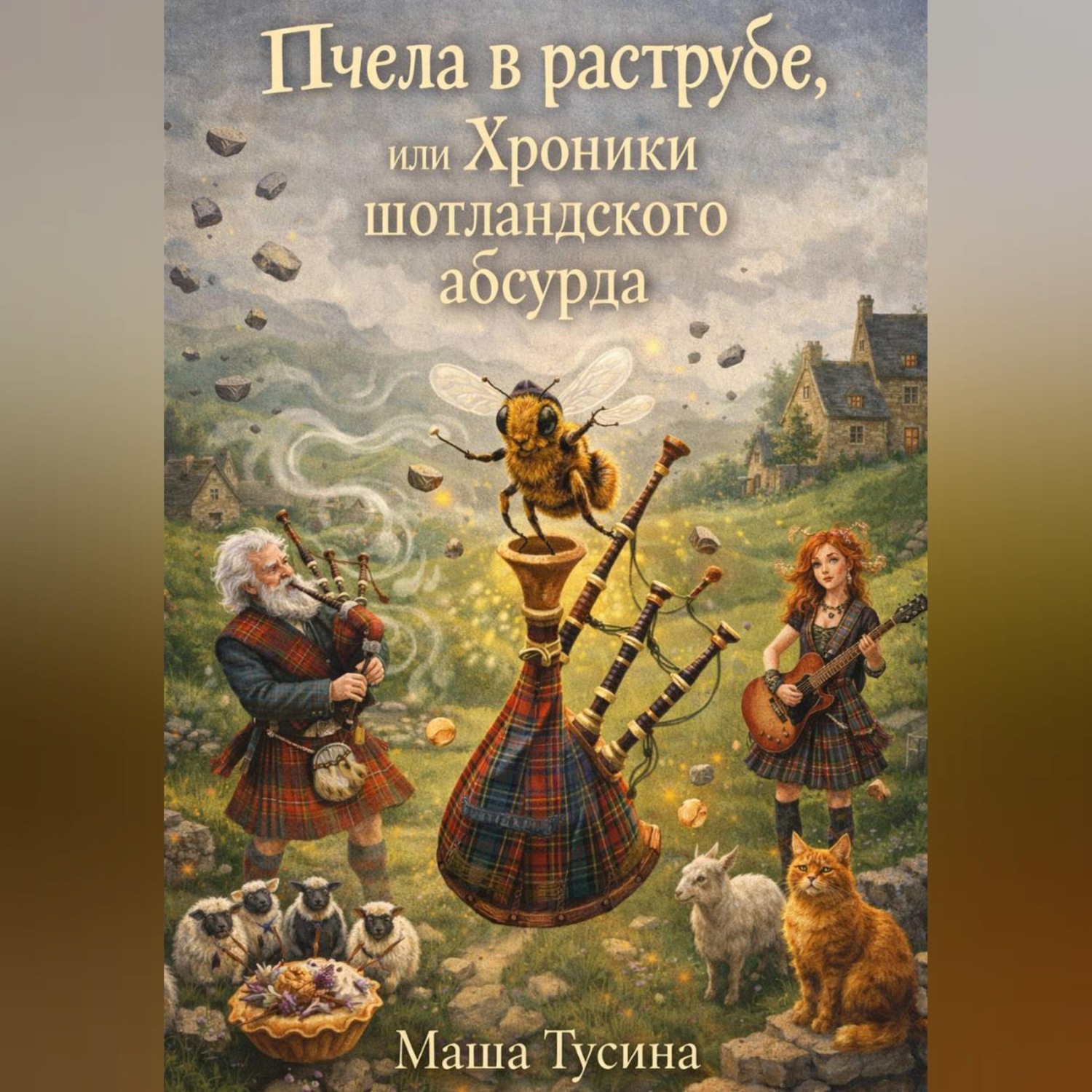 Обложка книги «Пчела в раструбе, или Хроники шотландского абсурда»