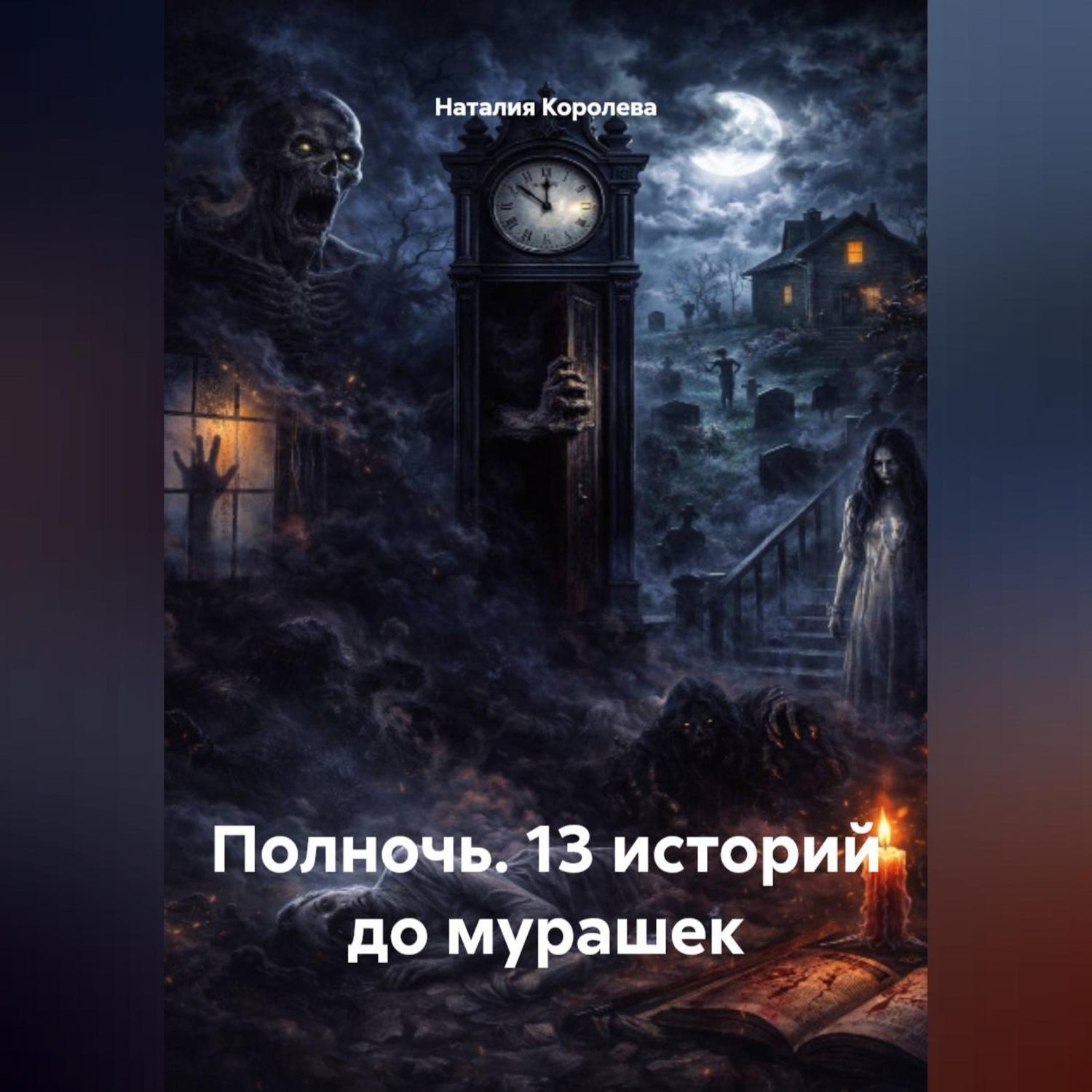 Обложка книги «Полночь. 13 историй до мурашек»