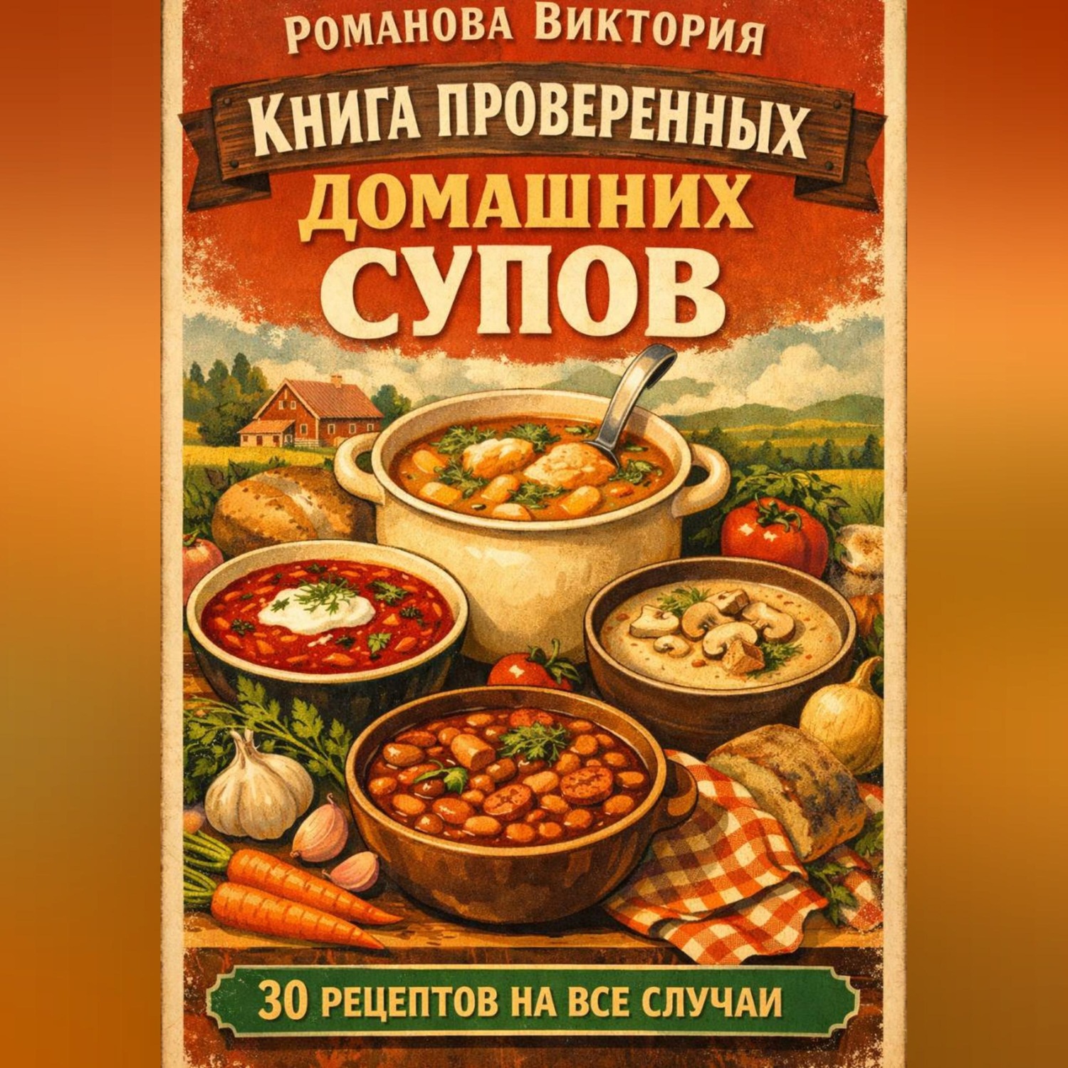 Обложка книги «Книга проверенных домашних супов»