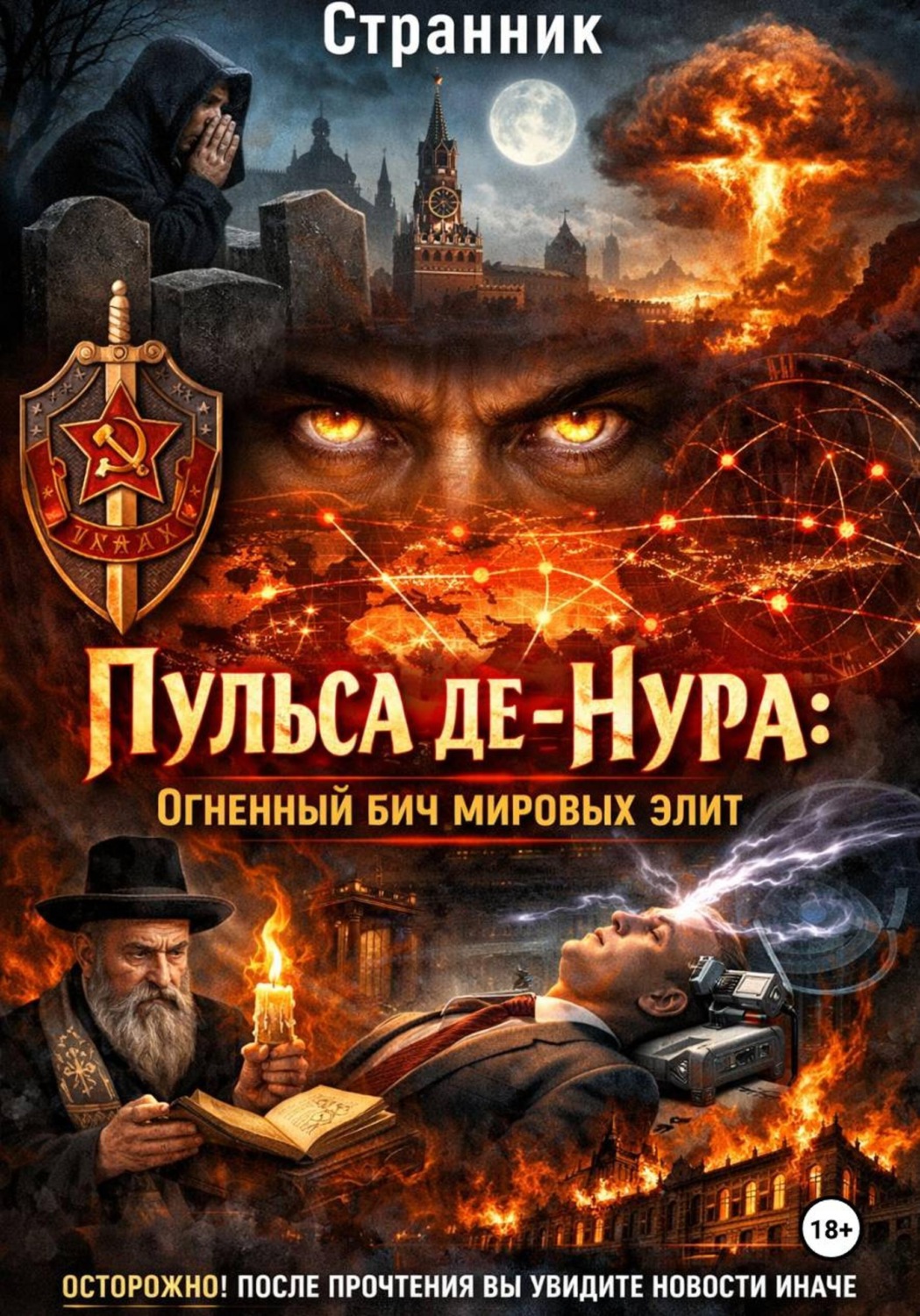 Обложка книги «Пульса де-Нура: Огненный бич мировых элит»