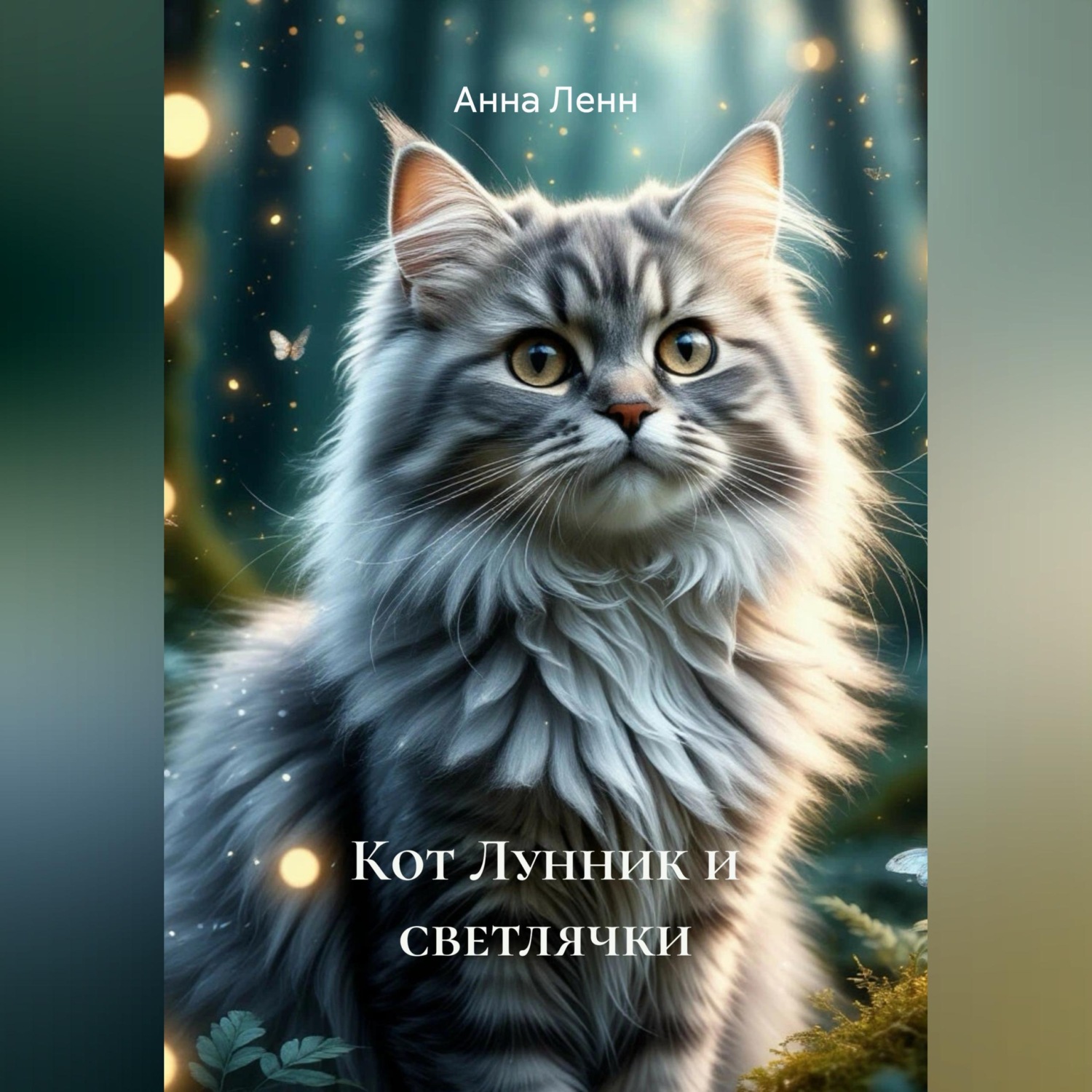 Обложка книги «Кот Лунник и светлячки»