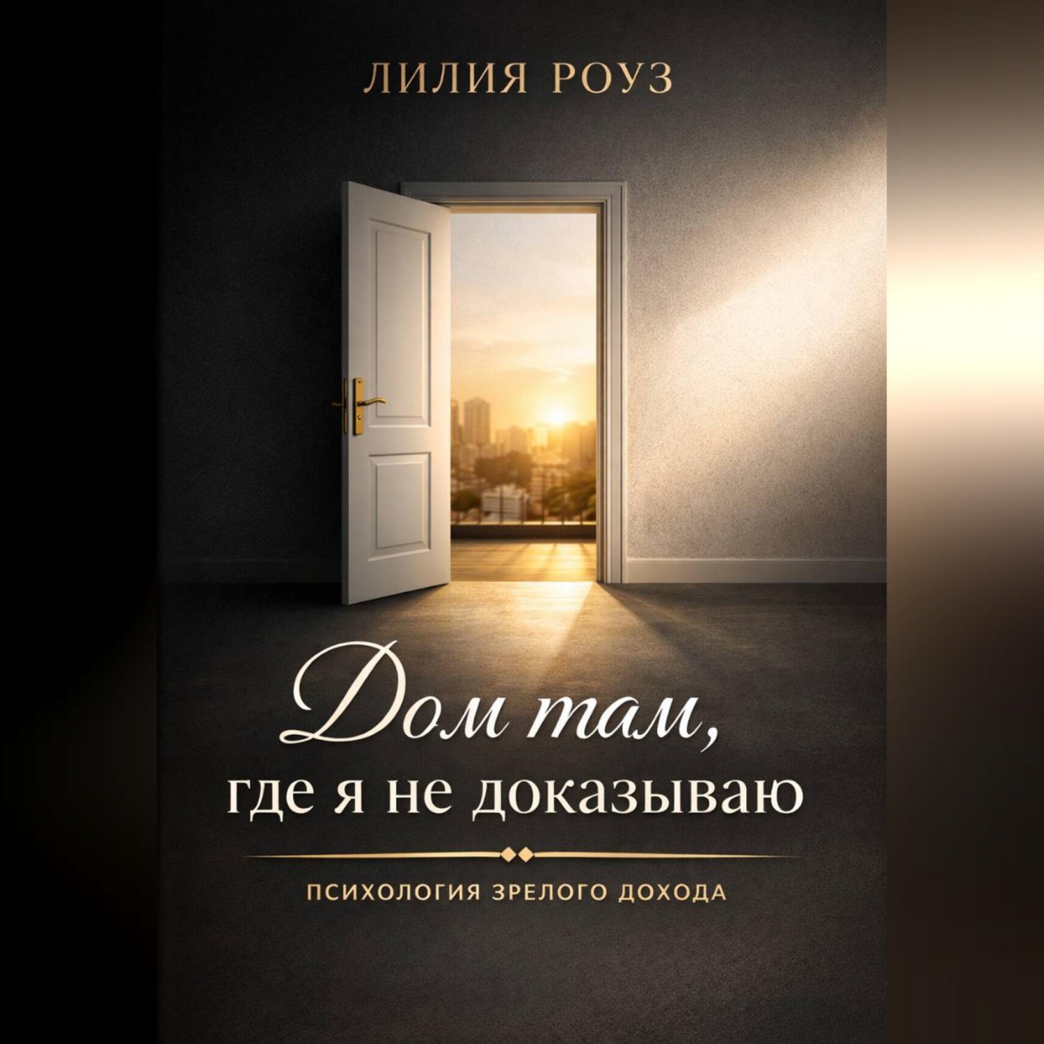 Обложка книги «Дом там,где я не доказываю:психология зрелого дохода»