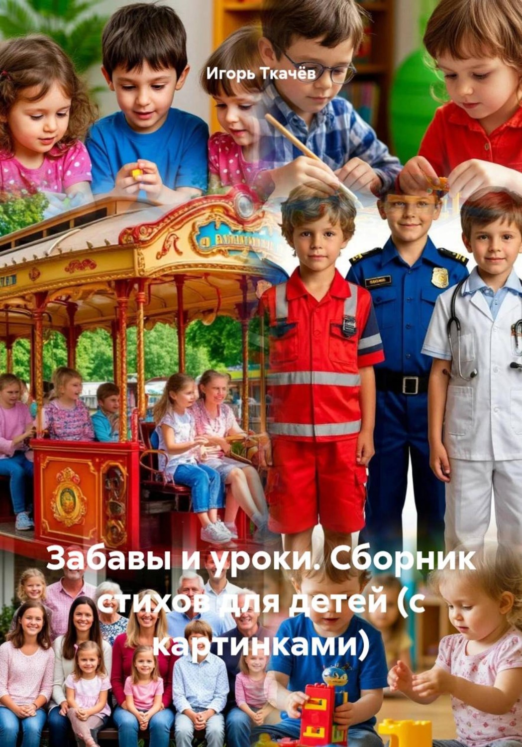 Обложка книги «Забавы и уроки. Сборник стихов для детей (с картинками)»