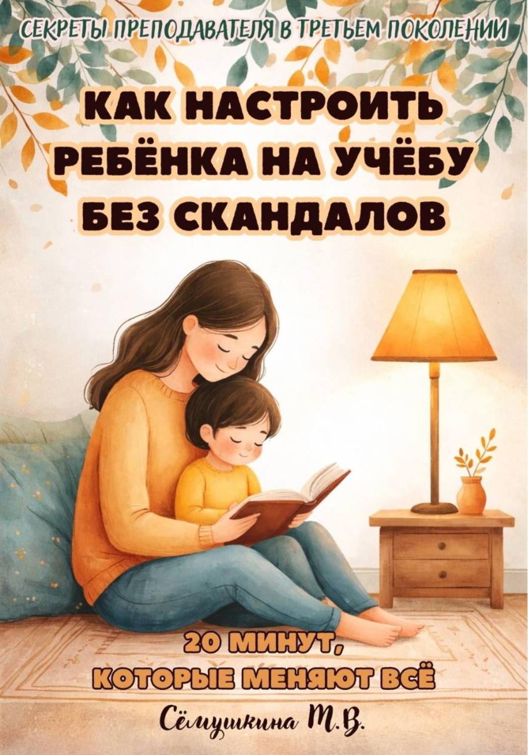 Обложка книги «20 минут, которые меняют все. Как настроить ребенка на учебу без скандалов»