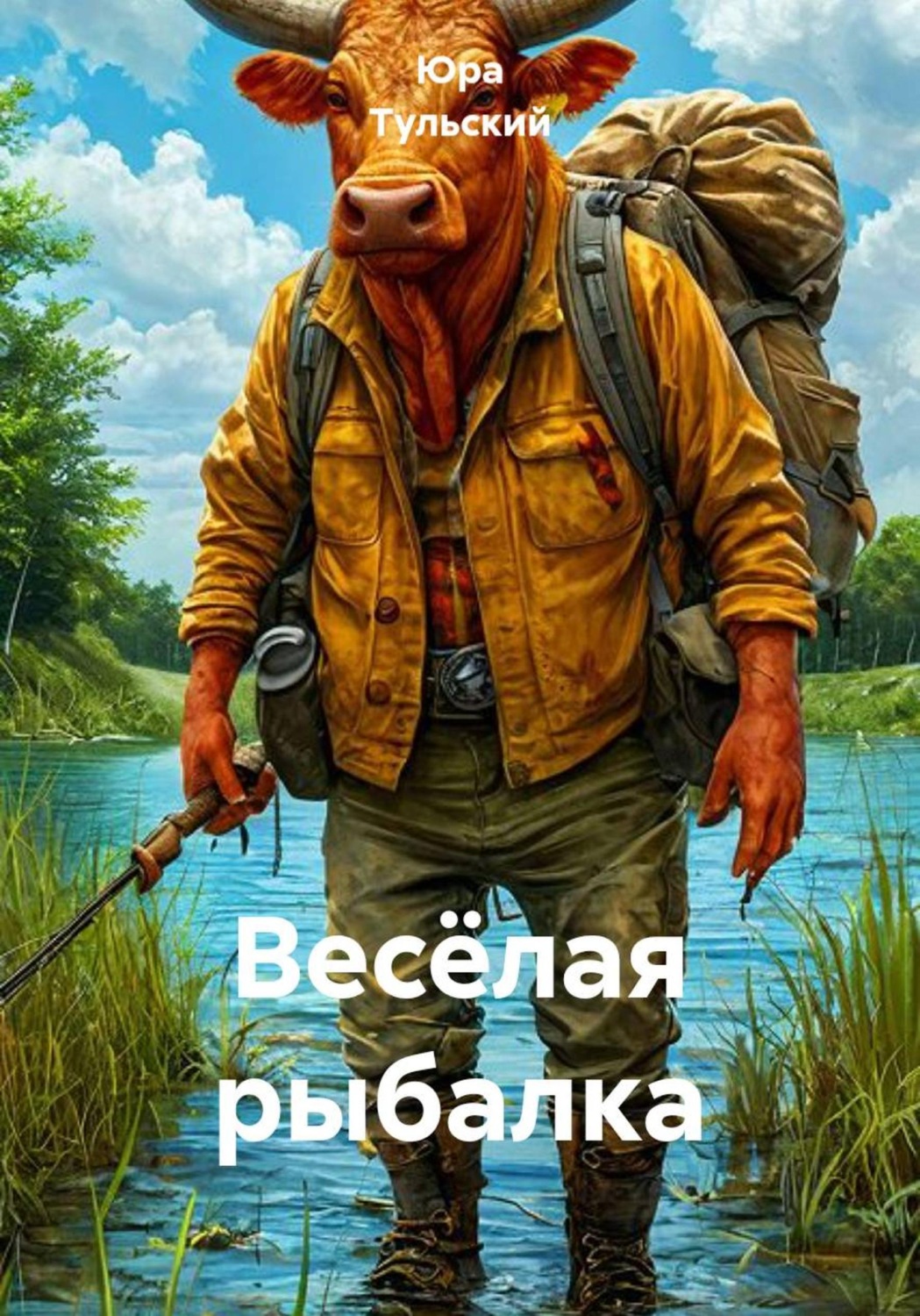 Обложка книги «Весёлая рыбалка»