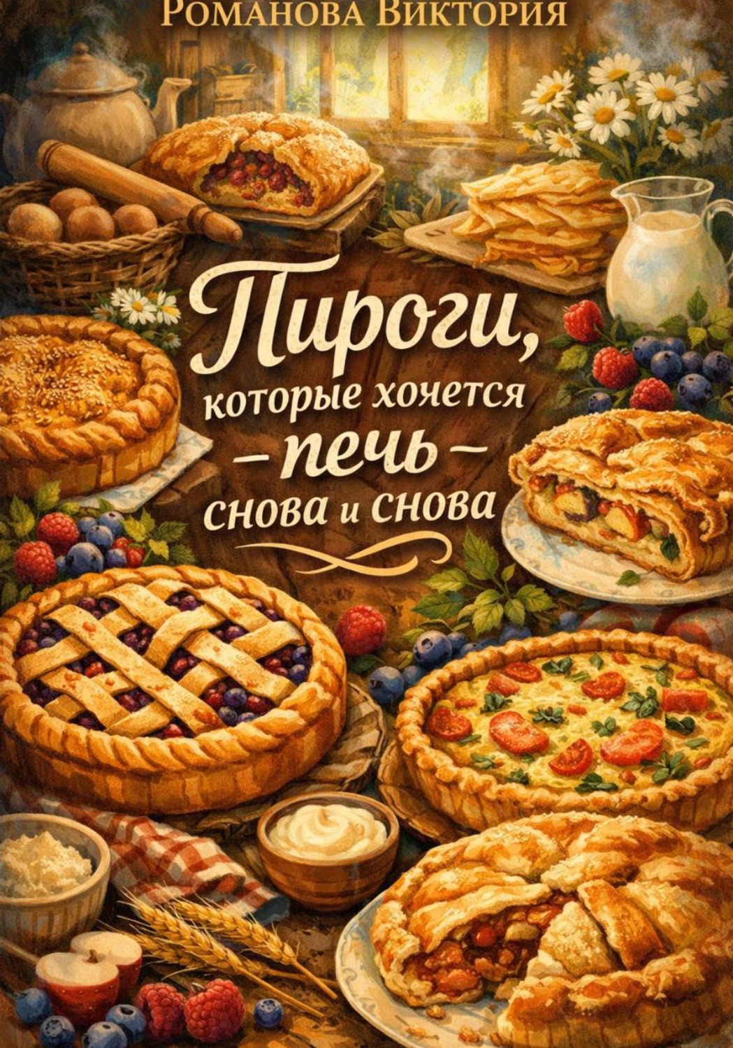 Обложка книги «Пироги, которые хочется печь снова и снова»
