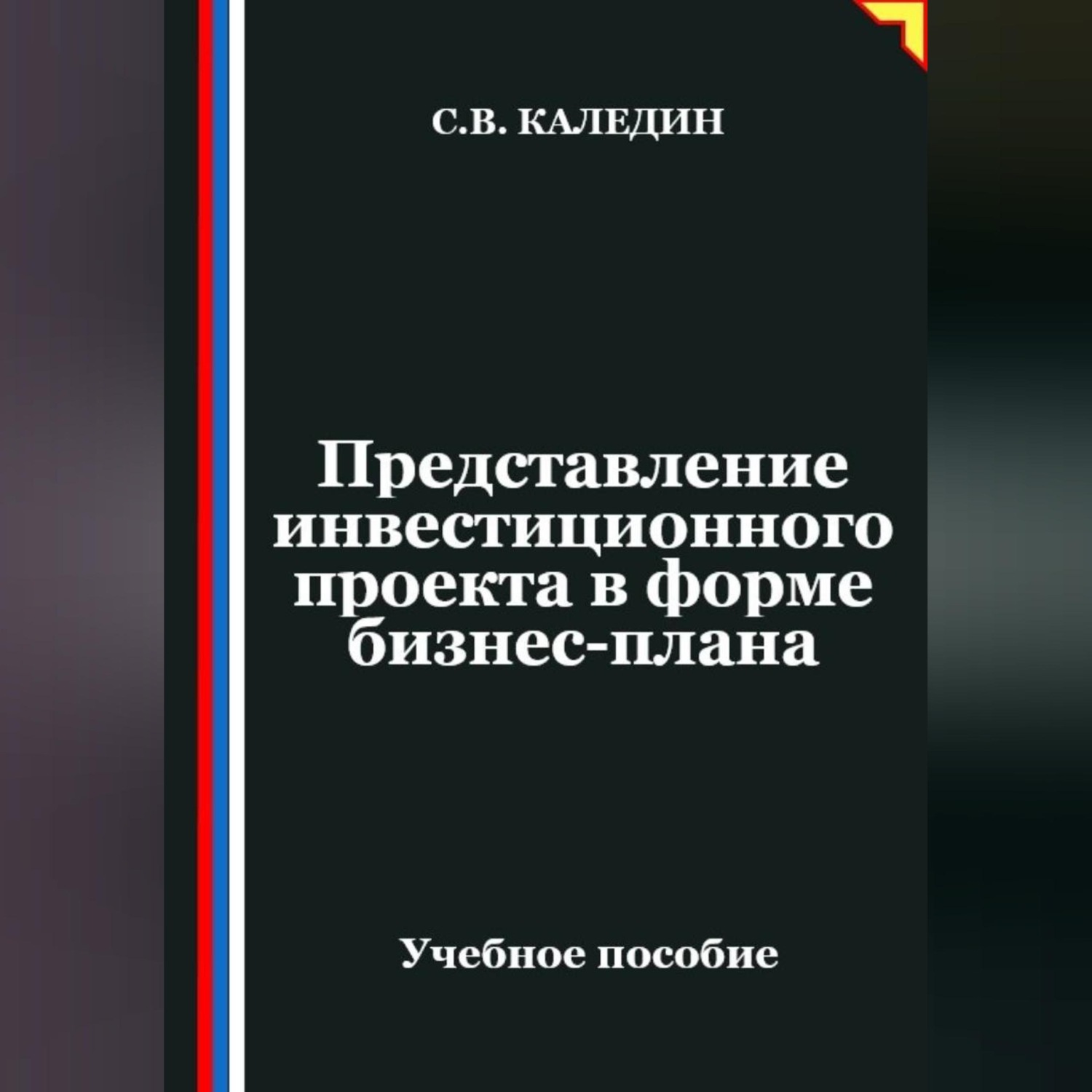 Обложка книги «Представление инвестиционного проекта в форме бизнес-плана»