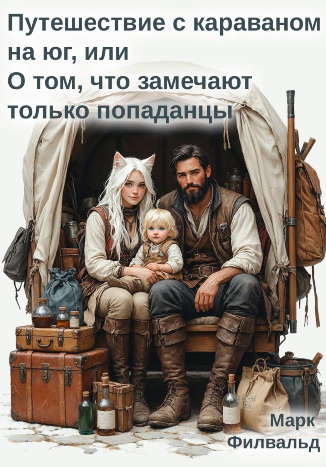 Обложка книги «Путешествие с караваном на юг, или О том, что замечают только попаданцы»