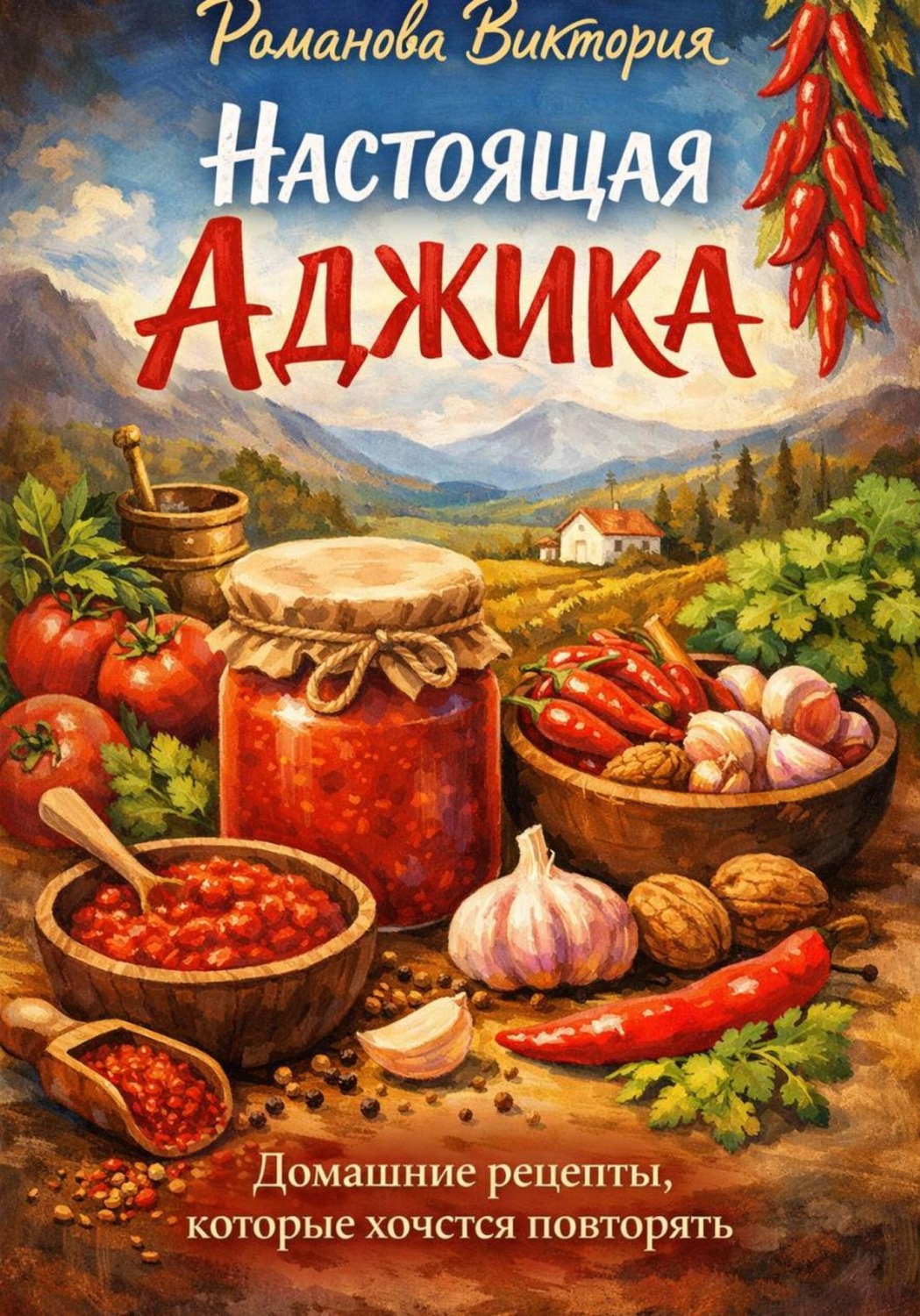 Обложка книги «Настоящая аджика: домашние рецепты, которые хочется повторять»