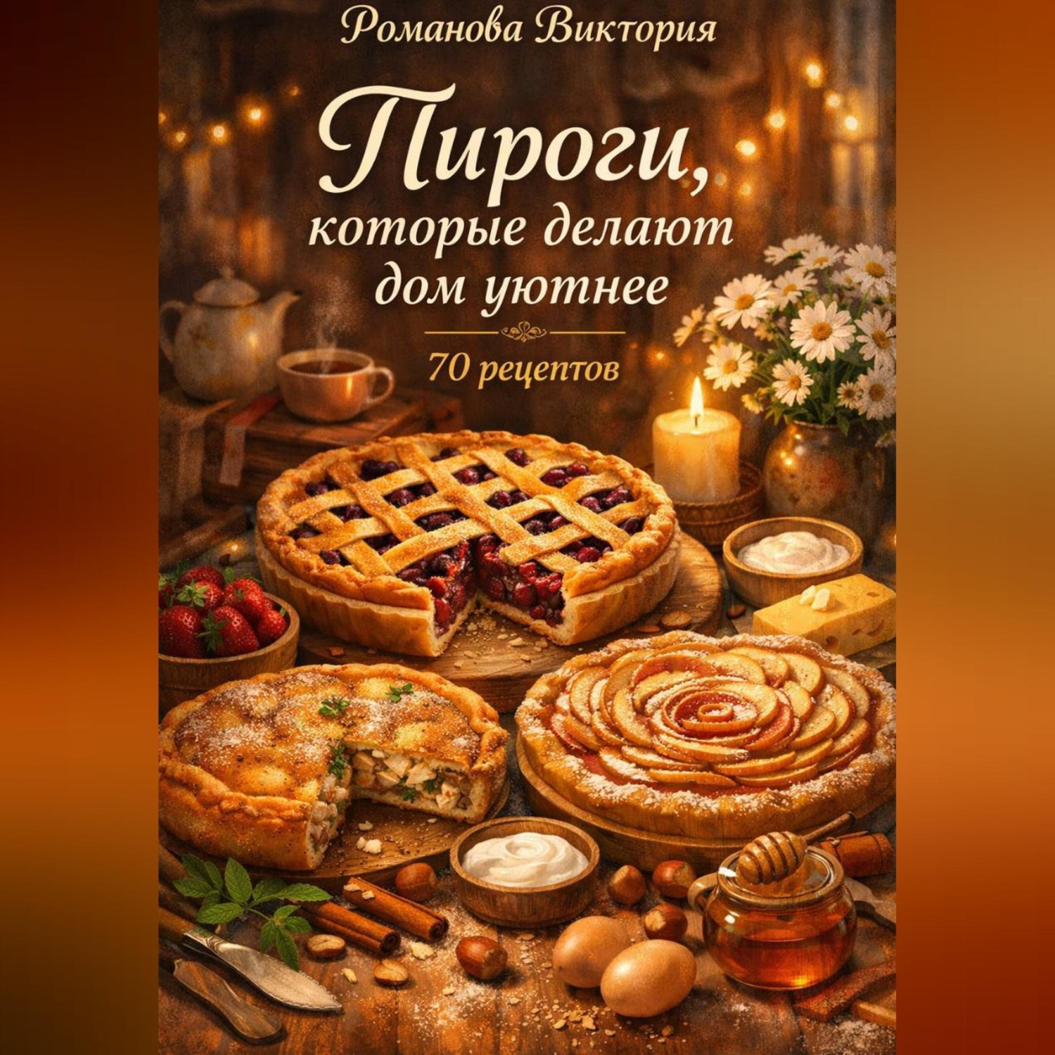 Обложка книги «Пироги, которые делают дом уютнее»