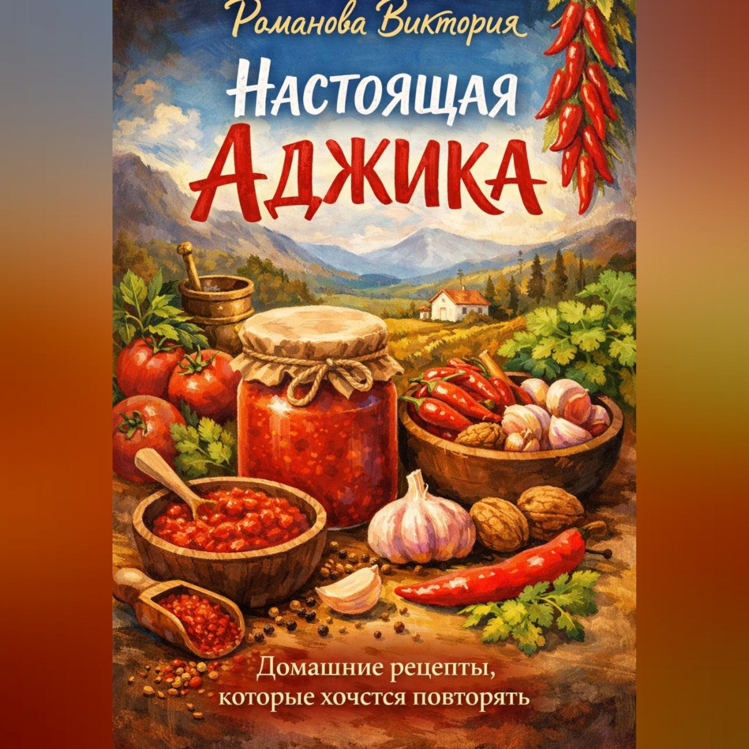 Обложка книги «Настоящая аджика: домашние рецепты, которые хочется повторять»
