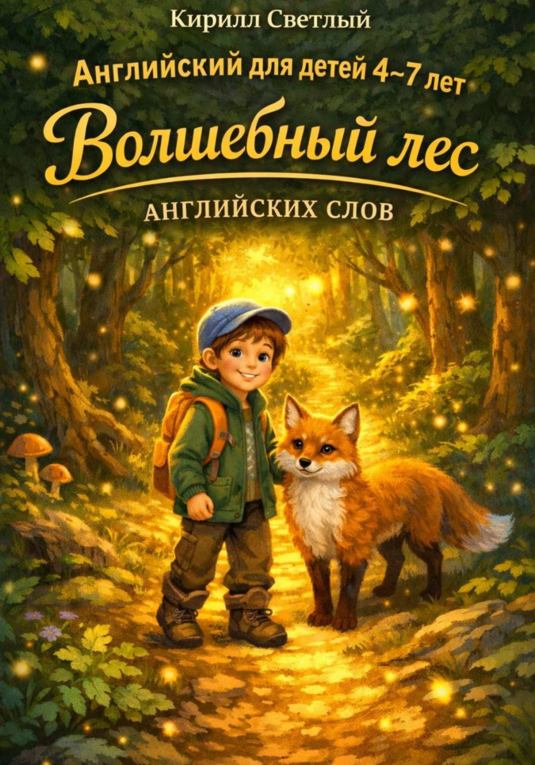 Обложка книги «Английский для детей 4–7 лет. Волшебный лес английских слов»