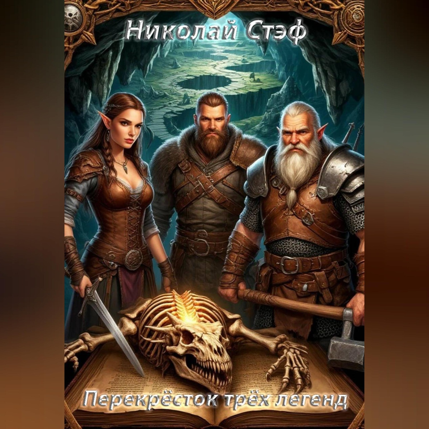 Обложка книги «Перекрёсток трёх легенд»