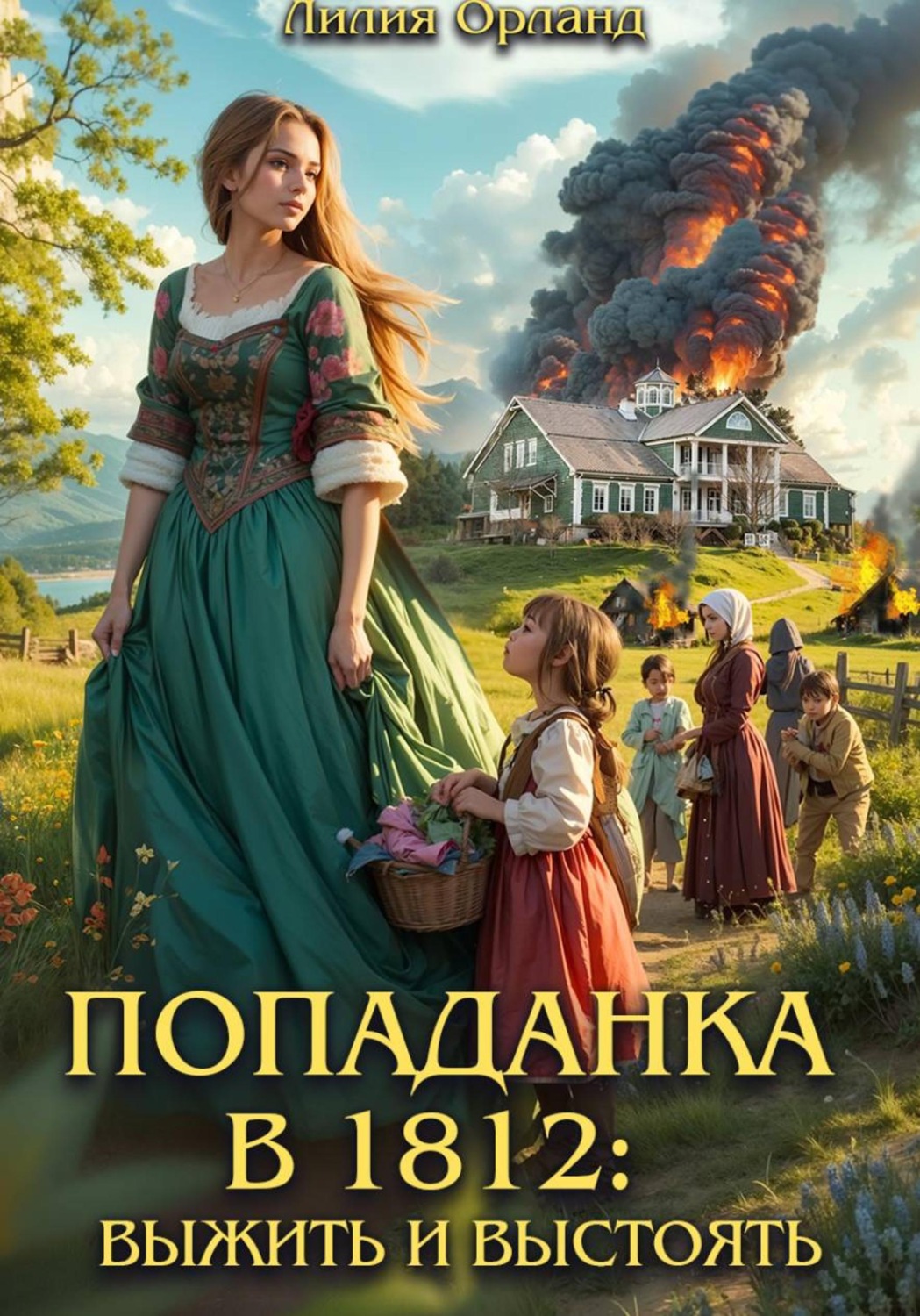 Обложка книги «Попаданка в 1812: Выжить и выстоять»