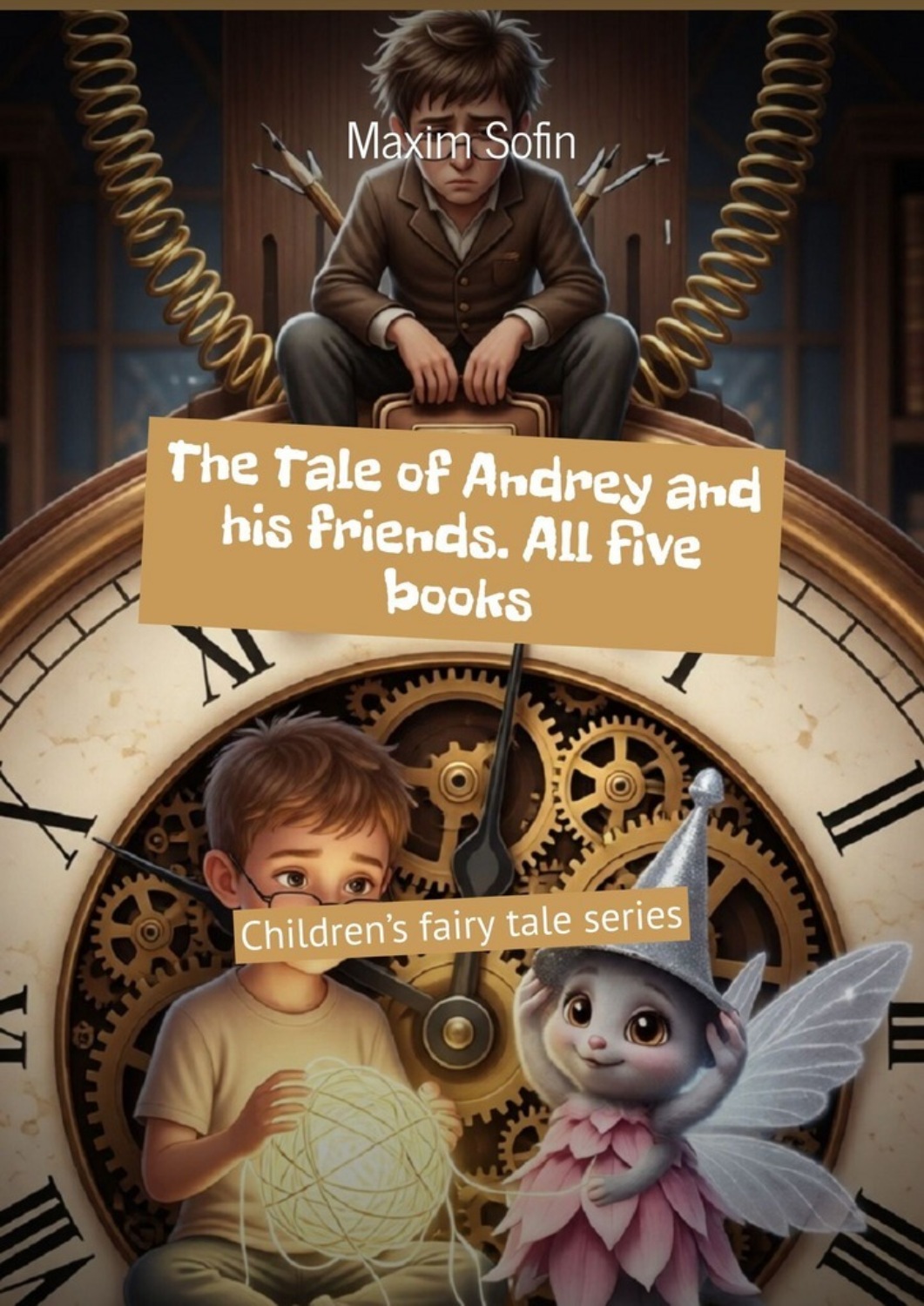 Обложка книги «The Tale of Andrey and his friends. All five books. Children’s fairy tale series»