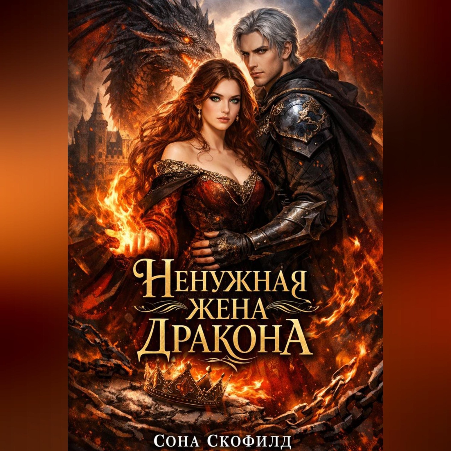 Обложка книги «Ненужная жена дракона»