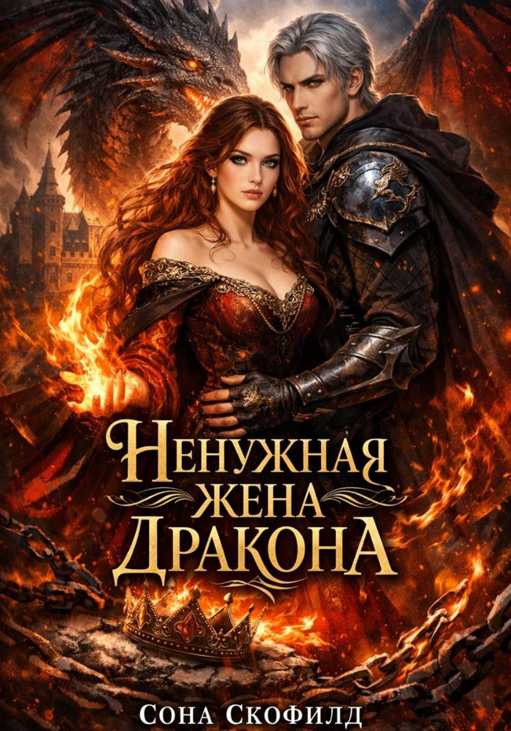 Обложка книги «Ненужная жена дракона»