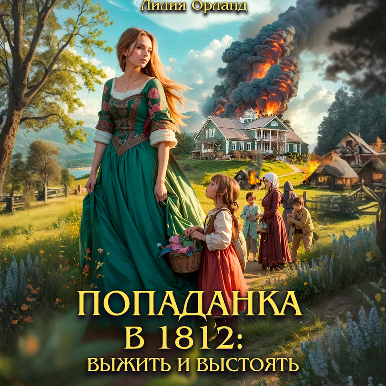 Обложка книги «Попаданка в 1812: Выжить и выстоять»