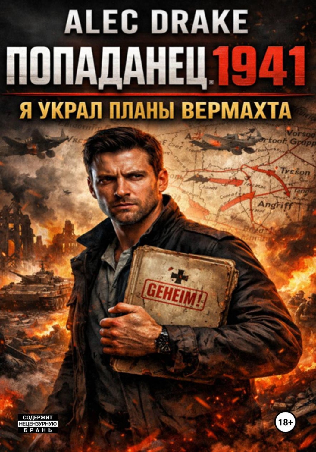 Обложка книги «Попаданец 1941. Я украл планы вермахта»
