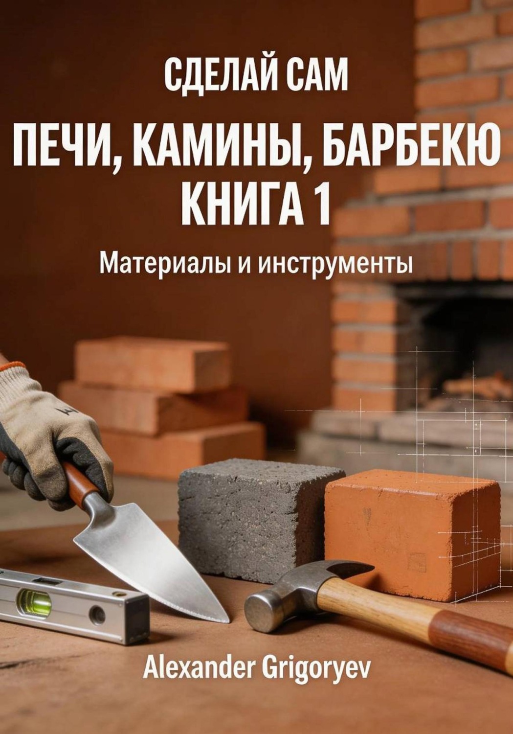 Обложка книги «Печи, камины, барбекю. Книга 1. Материалы и инструменты»
