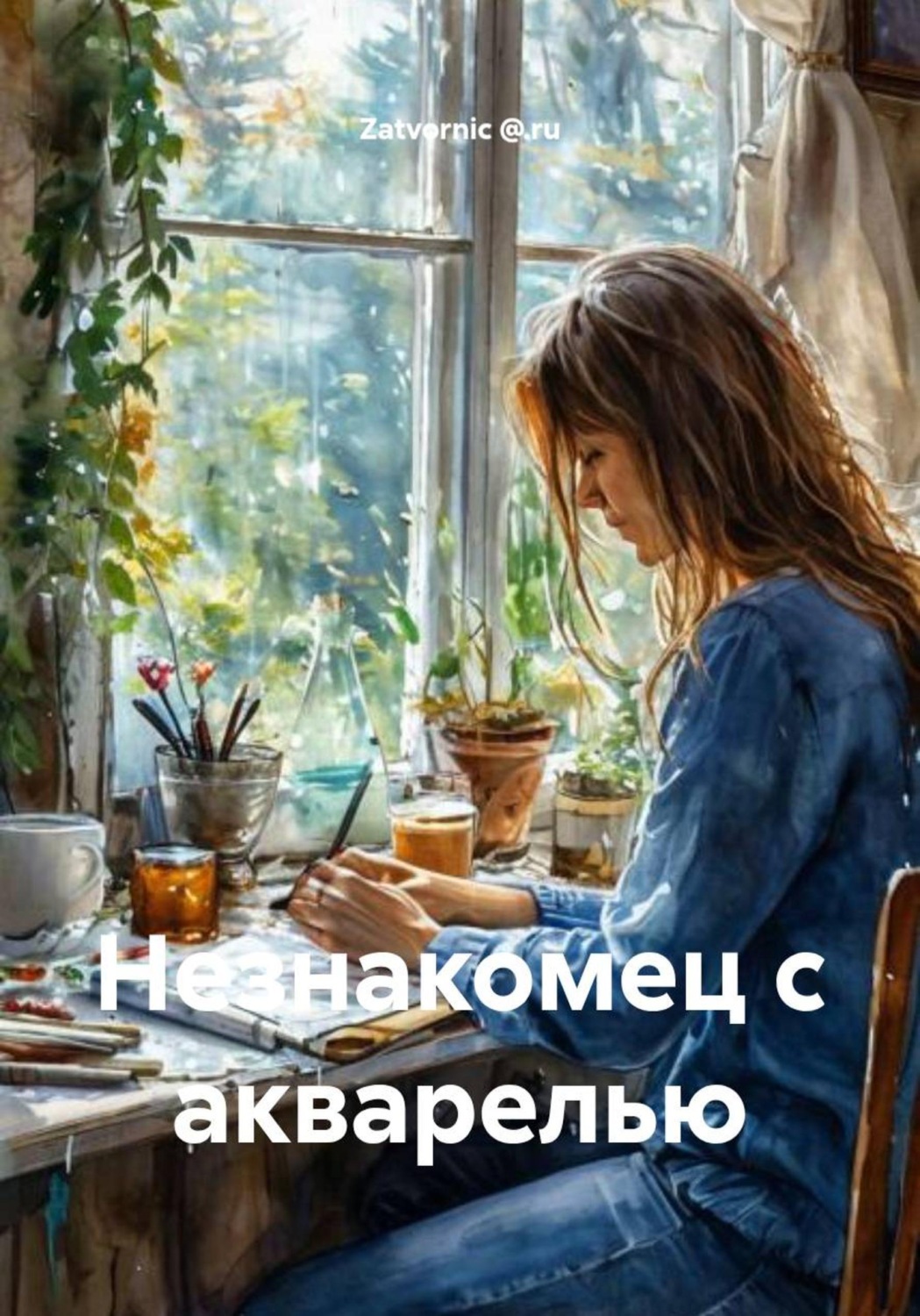 Обложка книги «Незнакомец с акварелью»