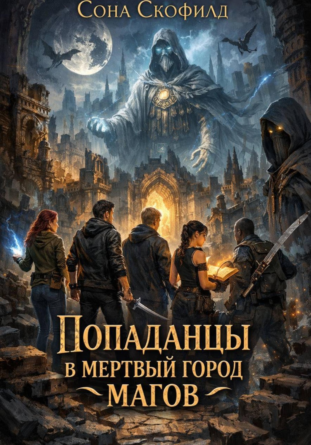 Обложка книги «Попаданцы в мертвый город магов»