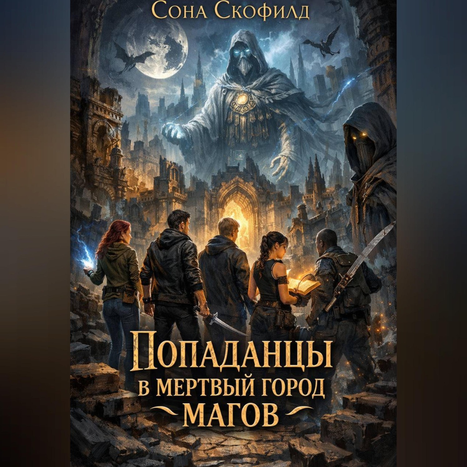 Обложка книги «Попаданцы в мертвый город магов»