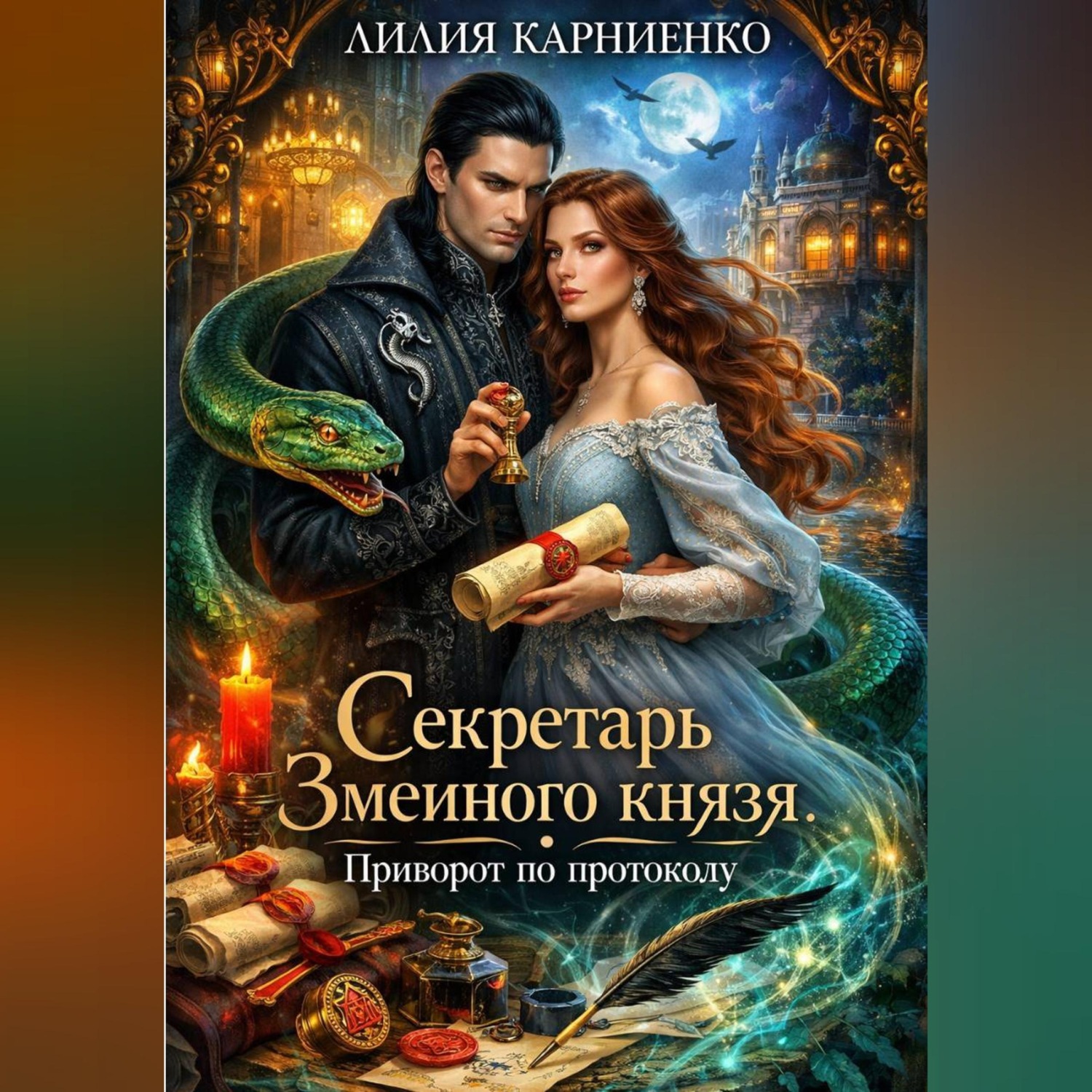 Обложка книги «Секретарь Змеиного князя. Приворот по протоколу»