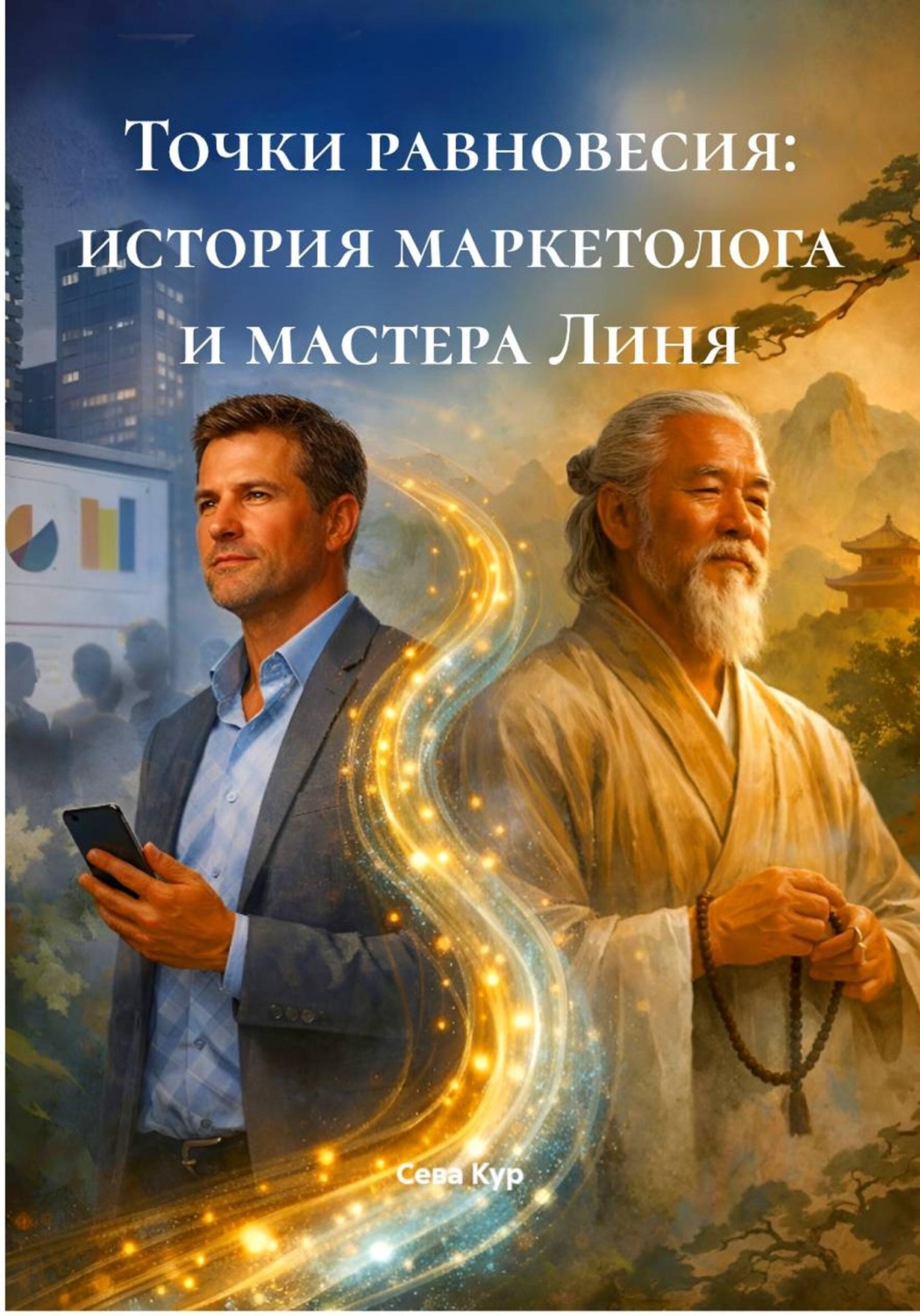 Обложка книги «Точки равновесия: история маркетолога и мастера Линя»