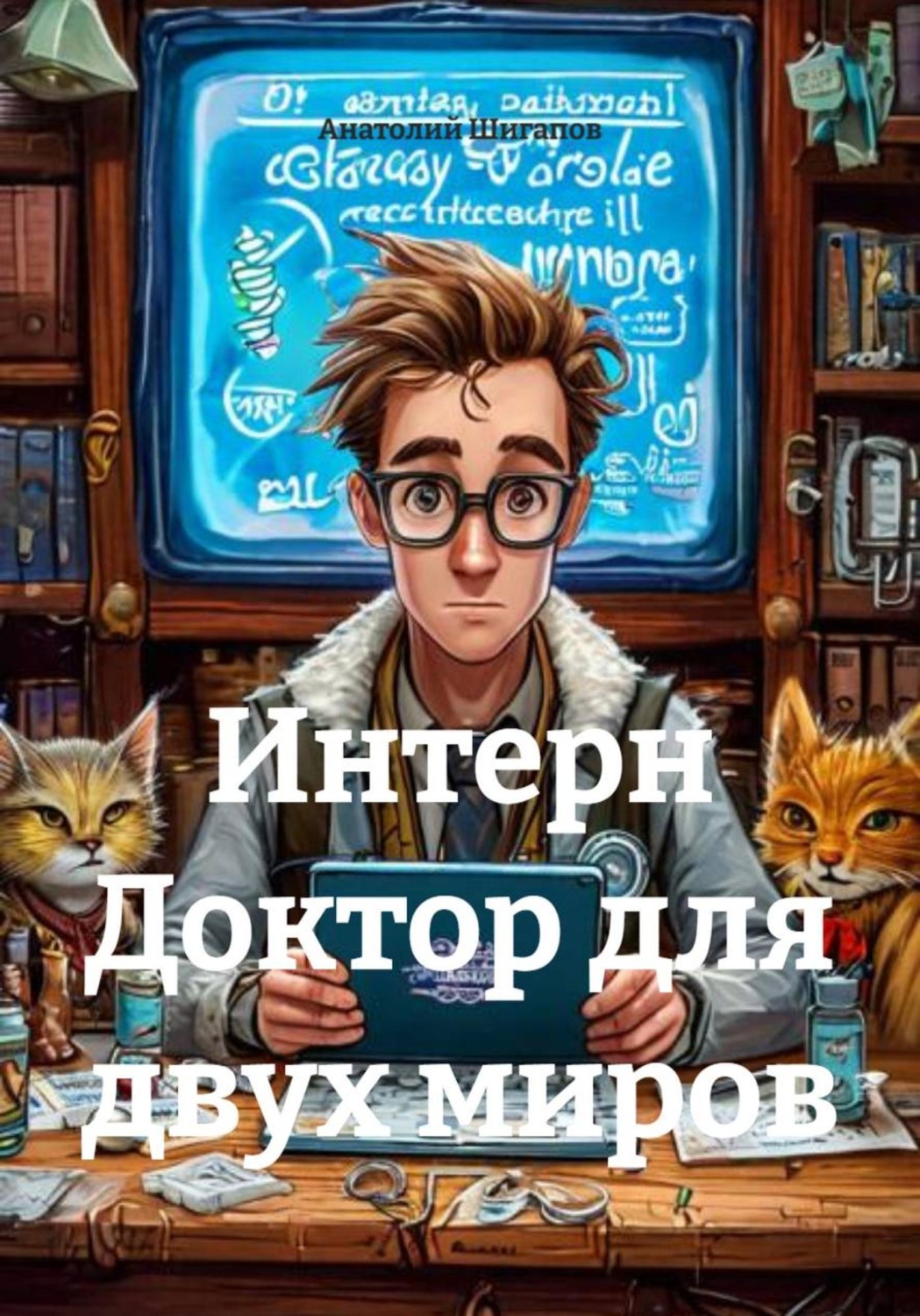 Обложка книги «Интерн Доктор для двух миров»