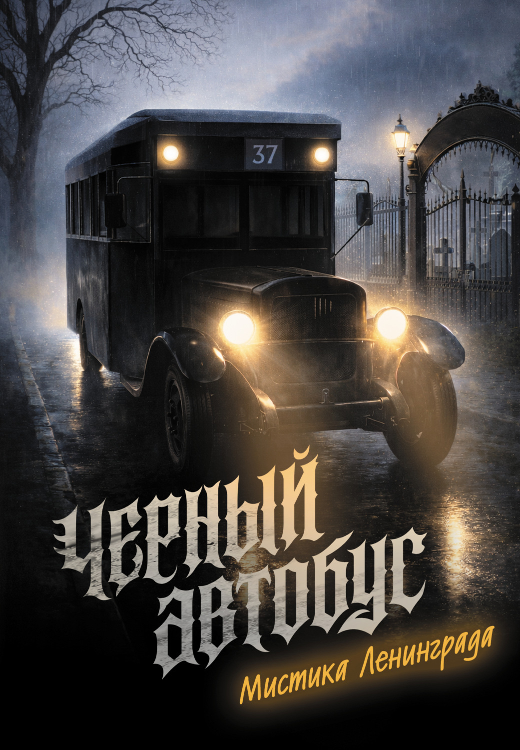 Обложка книги «Черный автобус. Мистика Ленинграда»