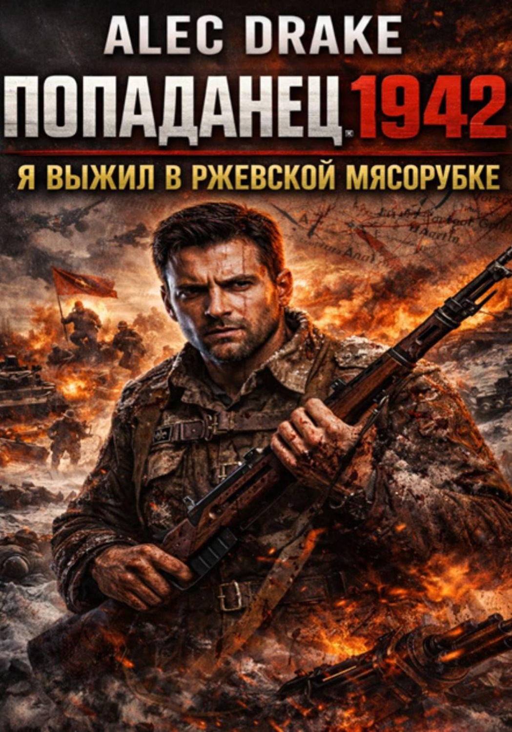 Обложка книги «Попаданец 1942. Я выжил в Ржевской мясорубке»