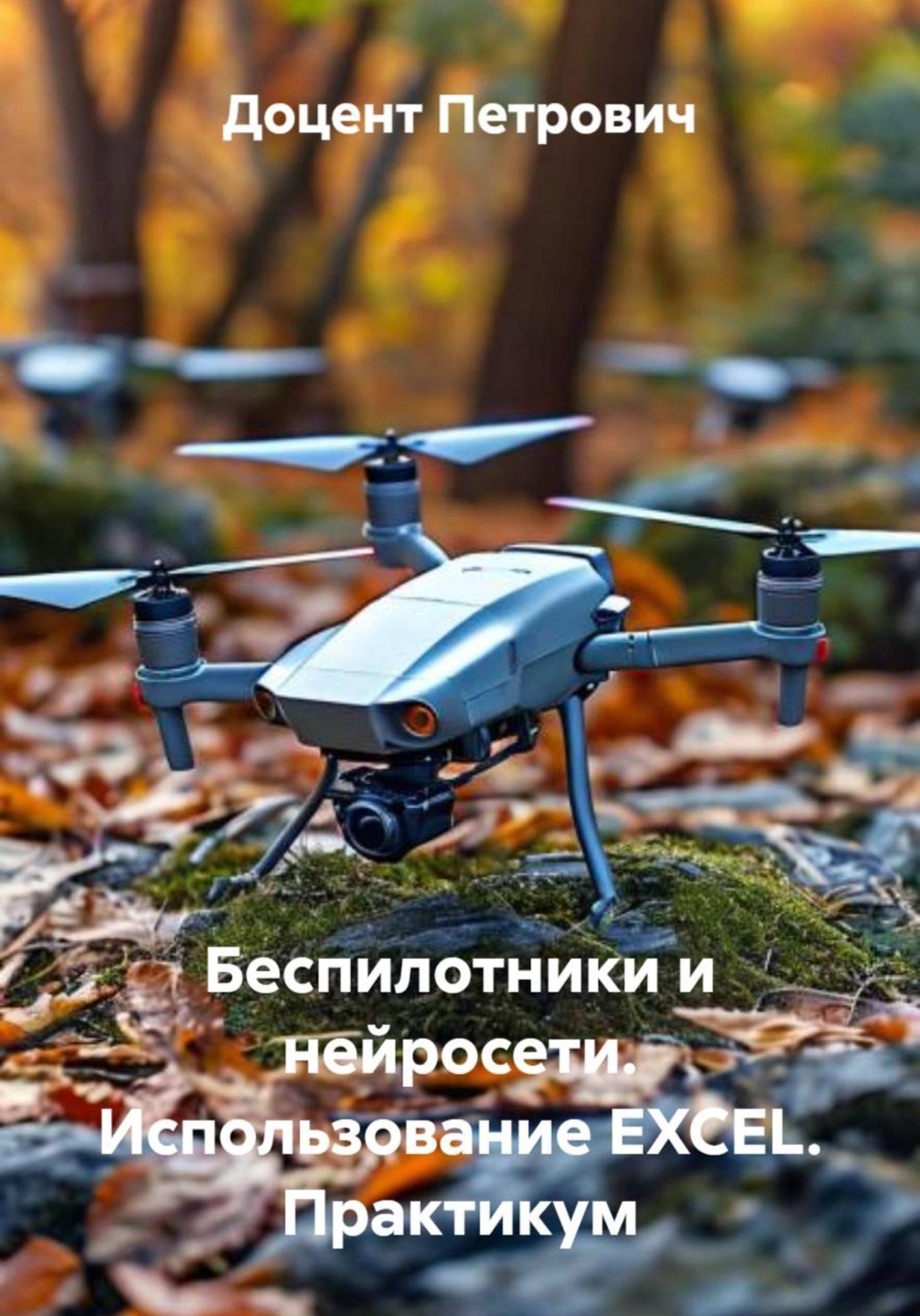 Обложка книги «Беспилотники и нейросети. Использование EXCEL. Практикум»