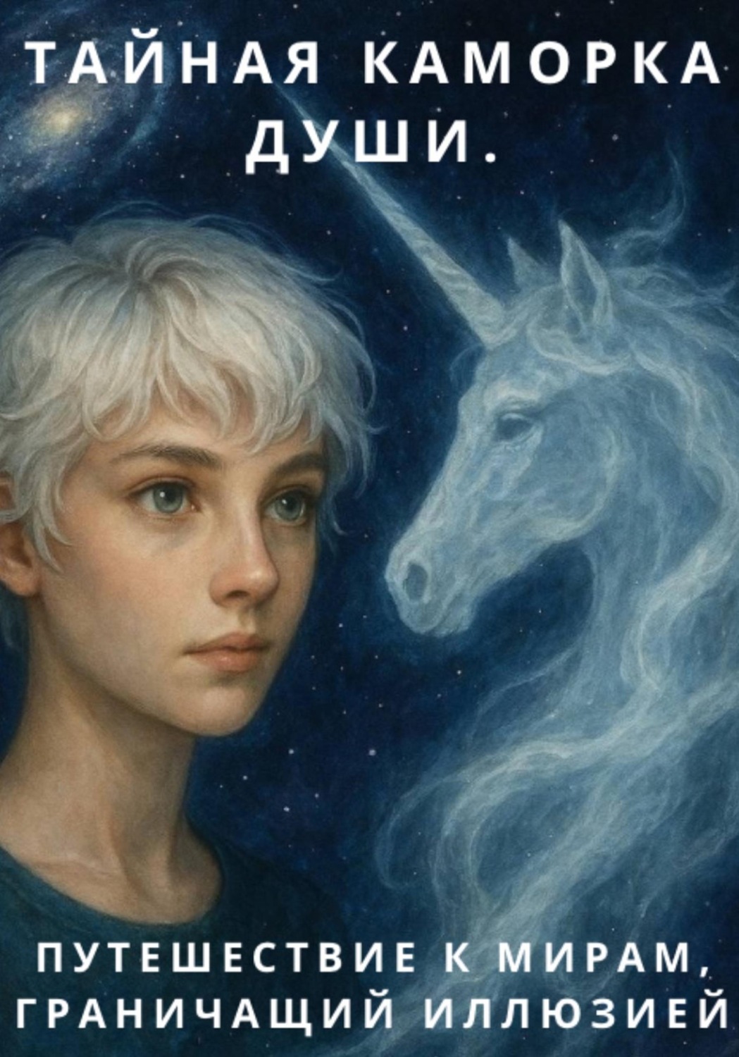 Обложка книги «Тайная Каморка Души. Путешествие к мирам, граничащий иллюзией»