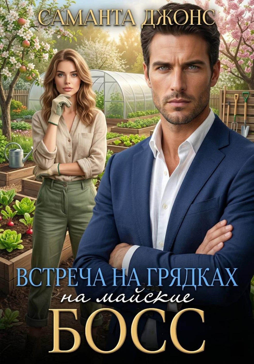 Обложка книги «Босс на майские. Встреча на грядках»
