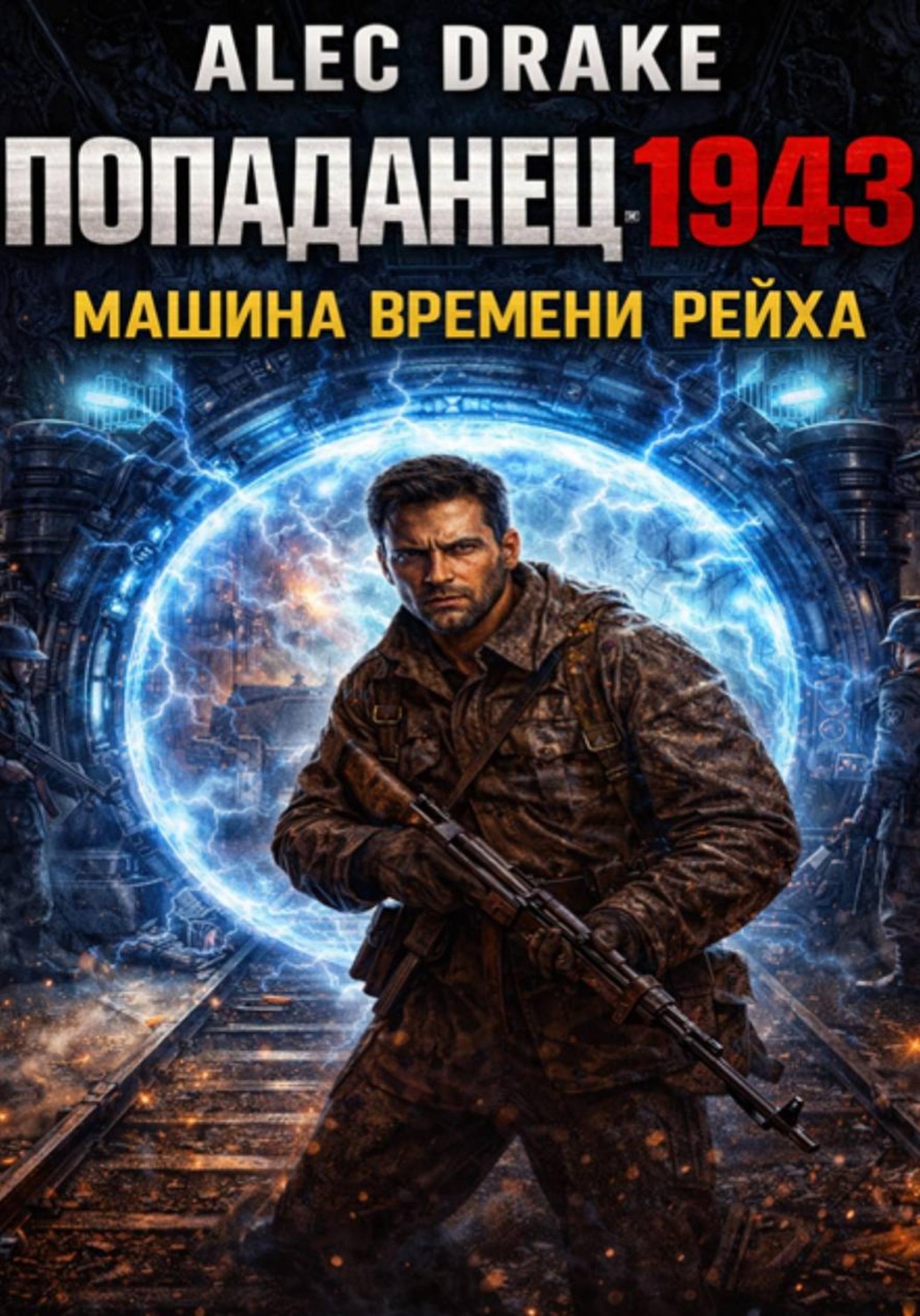 Обложка книги «Попаданец 1943. Машина времени рейха»