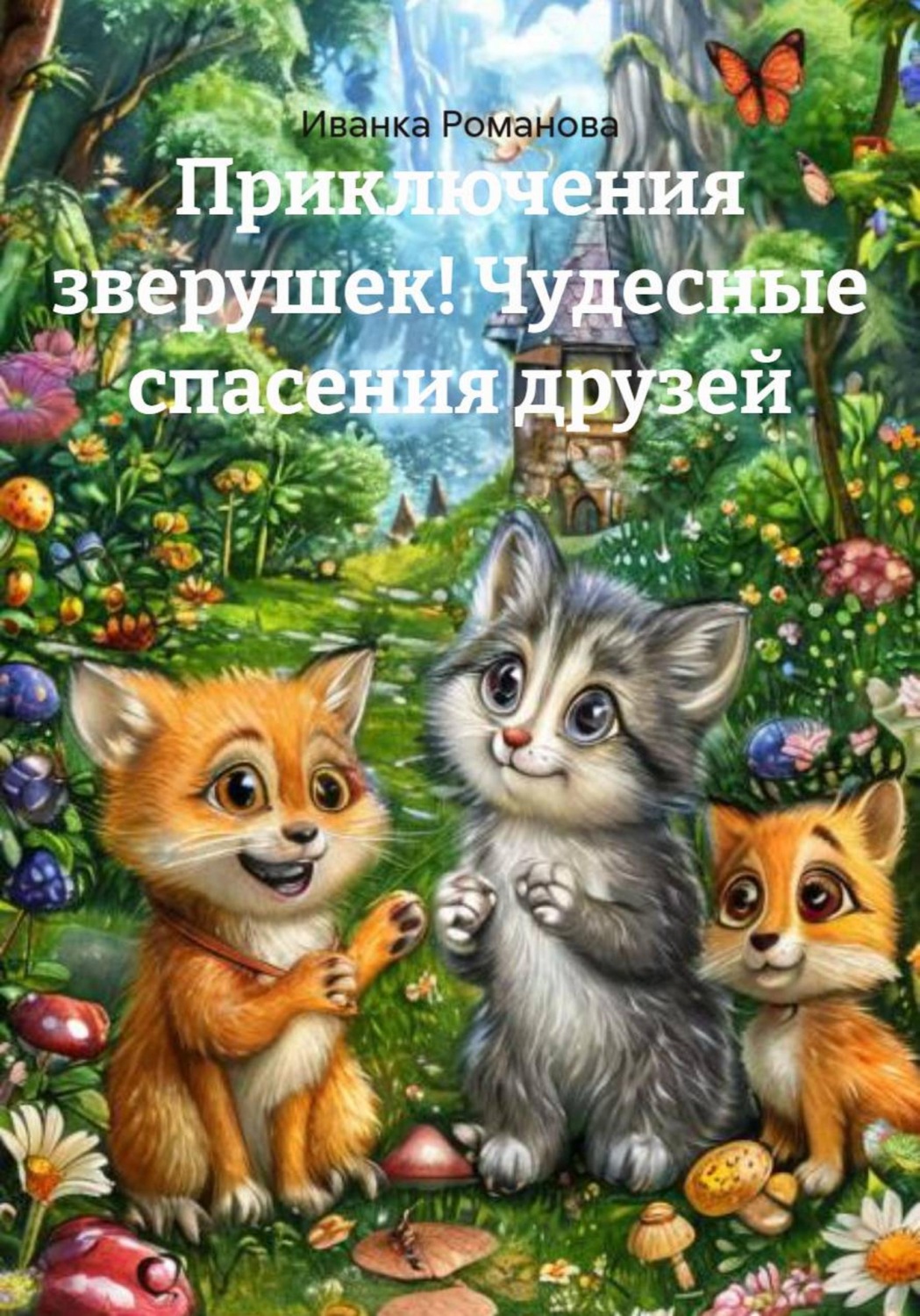 Обложка книги «Приключения зверушек! Чудесные спасения друзей»