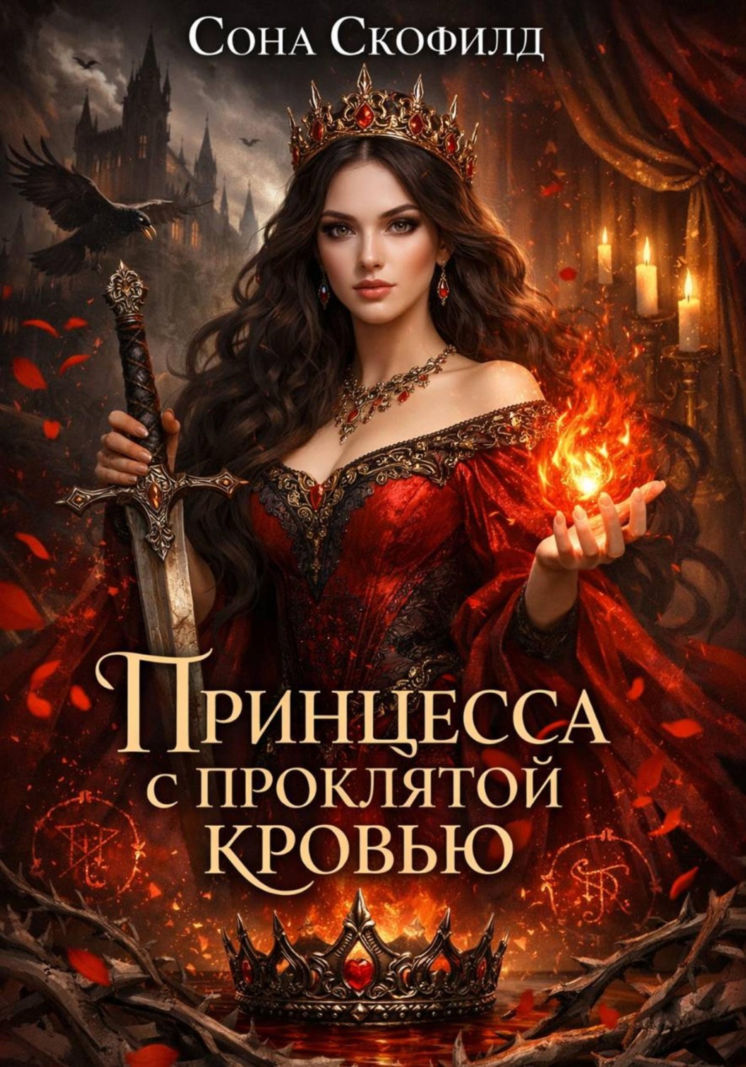 Обложка книги «Принцесса с проклятой кровью»
