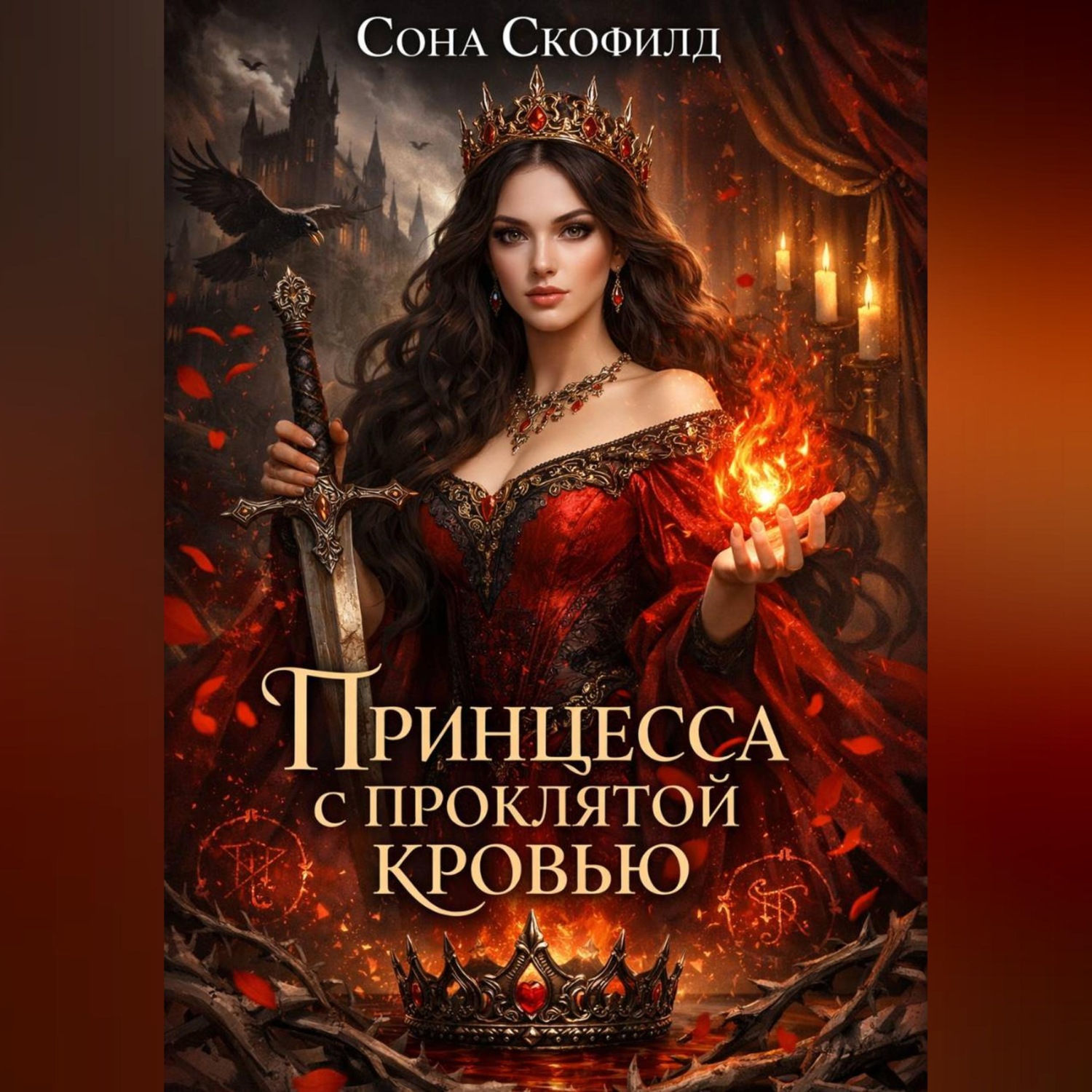 Обложка книги «Принцесса с проклятой кровью»